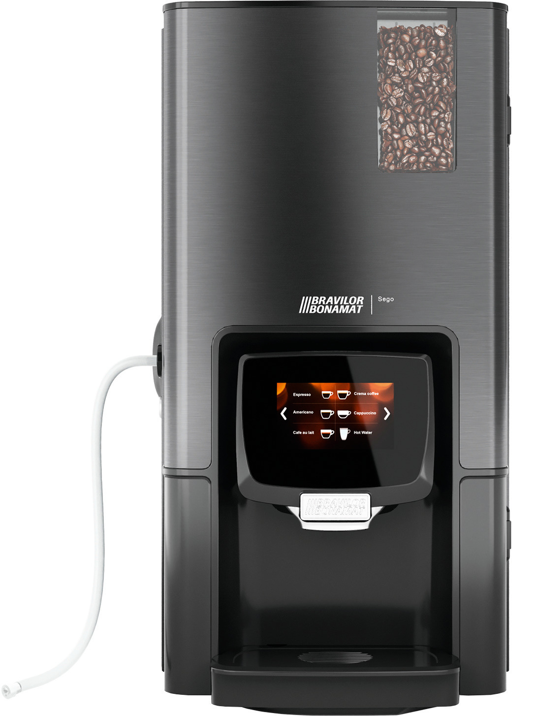 Kaffeevollautomat Sego 11L / 1 x 1,20 kg / 1 x 1,30 l / mit Wasseranschluss