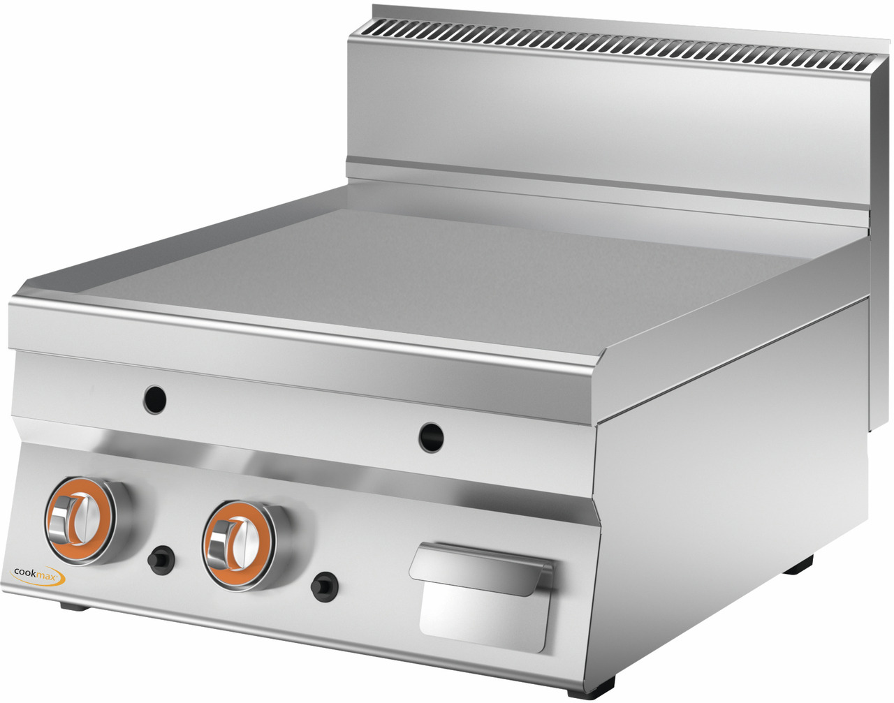 Gas-Grillplatte, glatt, 2 Heizzonen