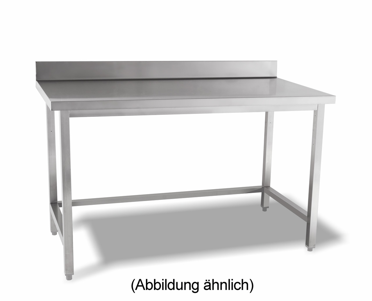 Arbeitstisch verschweißt o. Ablageboden mit 50 mm Aufkantung 1500 x 700 x 850 mm