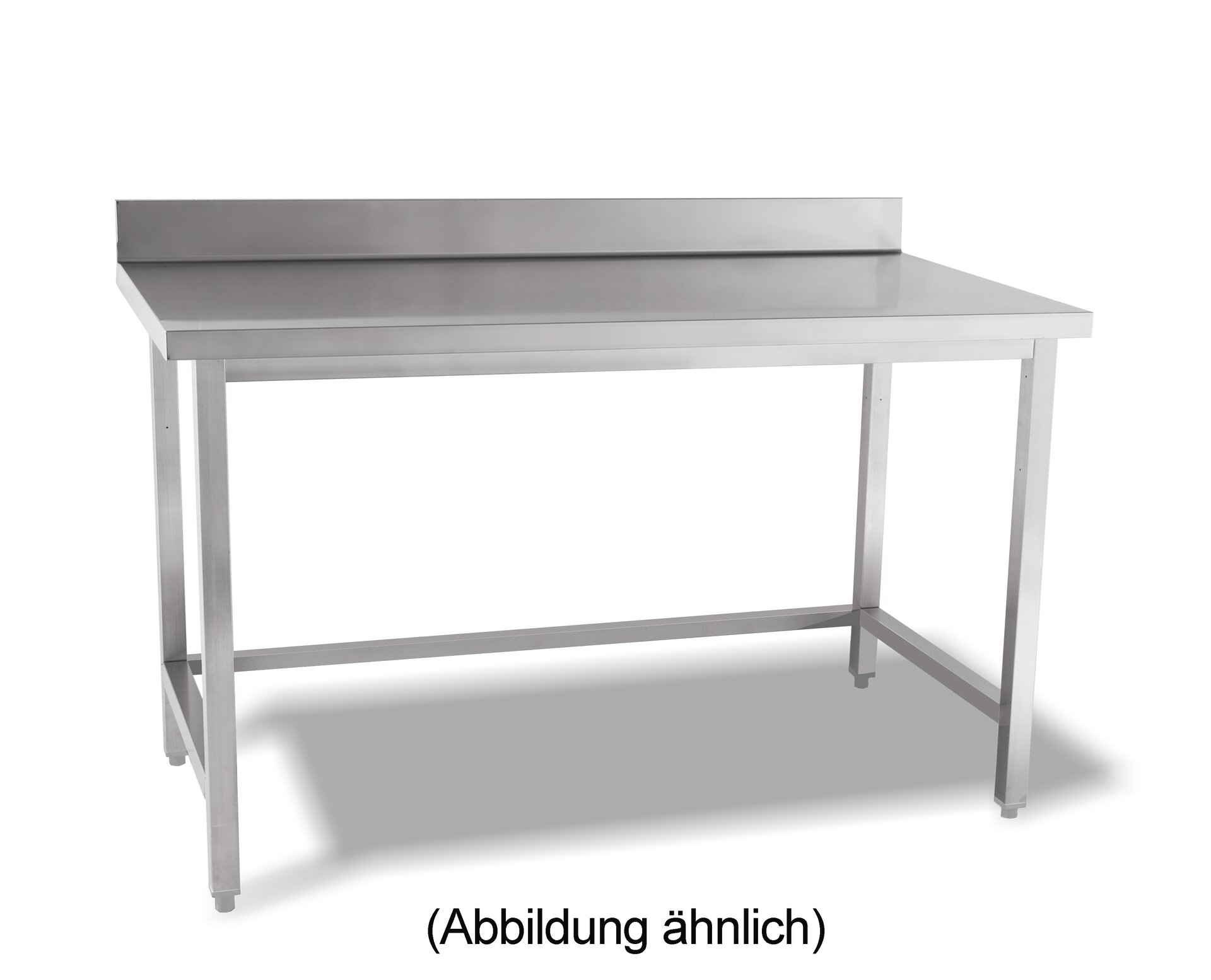 Arbeitstisch verschweißt o. Ablageboden mit 50 mm Aufkantung 1500 x 700 x 850 mm