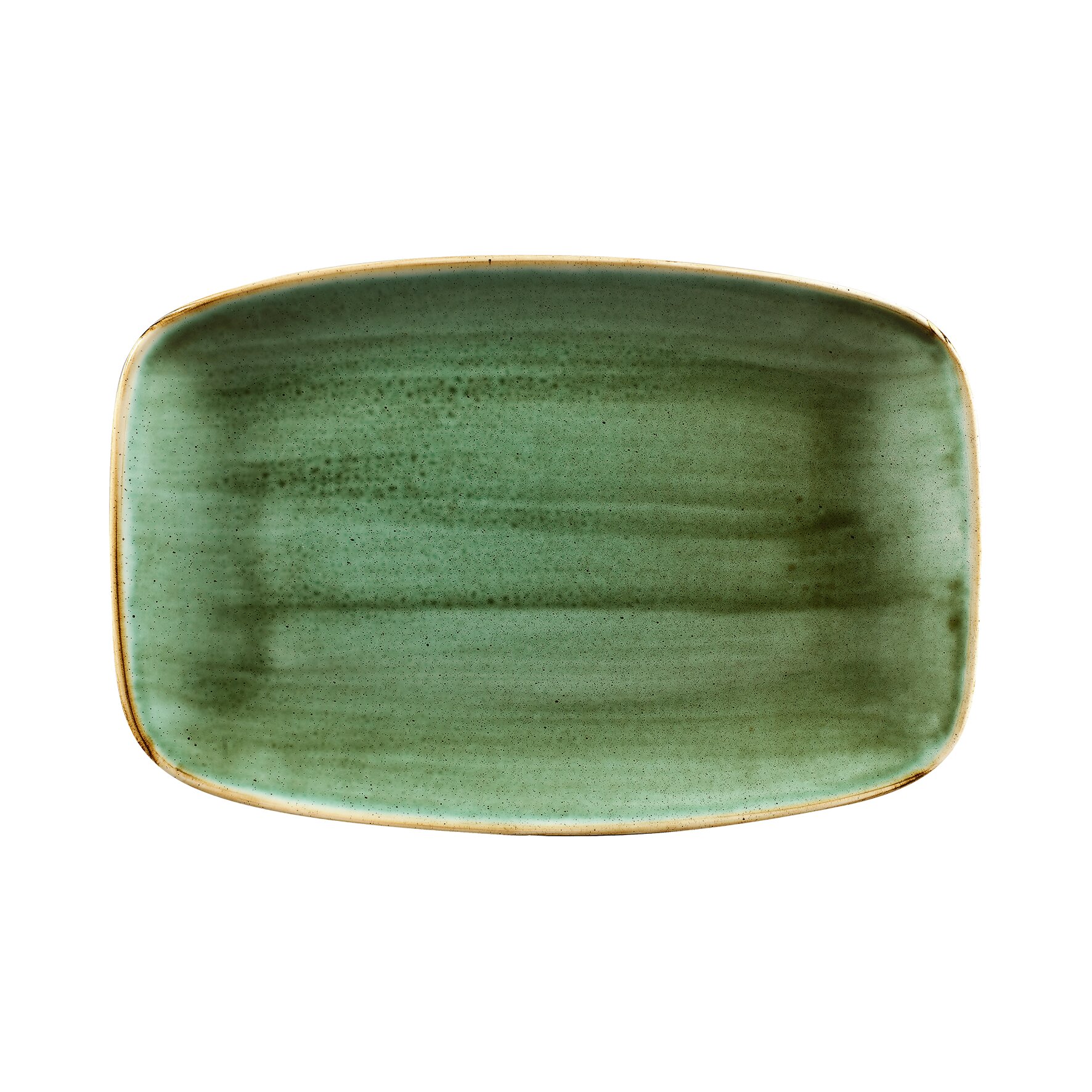 Stonecast, Teller Chefs rechteckig 300 x 199 mm Samphire Green