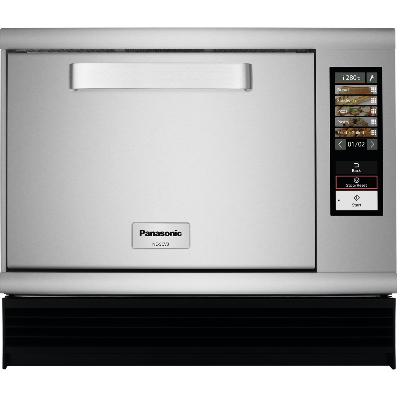 Heißluft-Schnellgarsystem / Twin Inverter Mikrowelle 1,05 kW + Grill NE-SCV3EUG