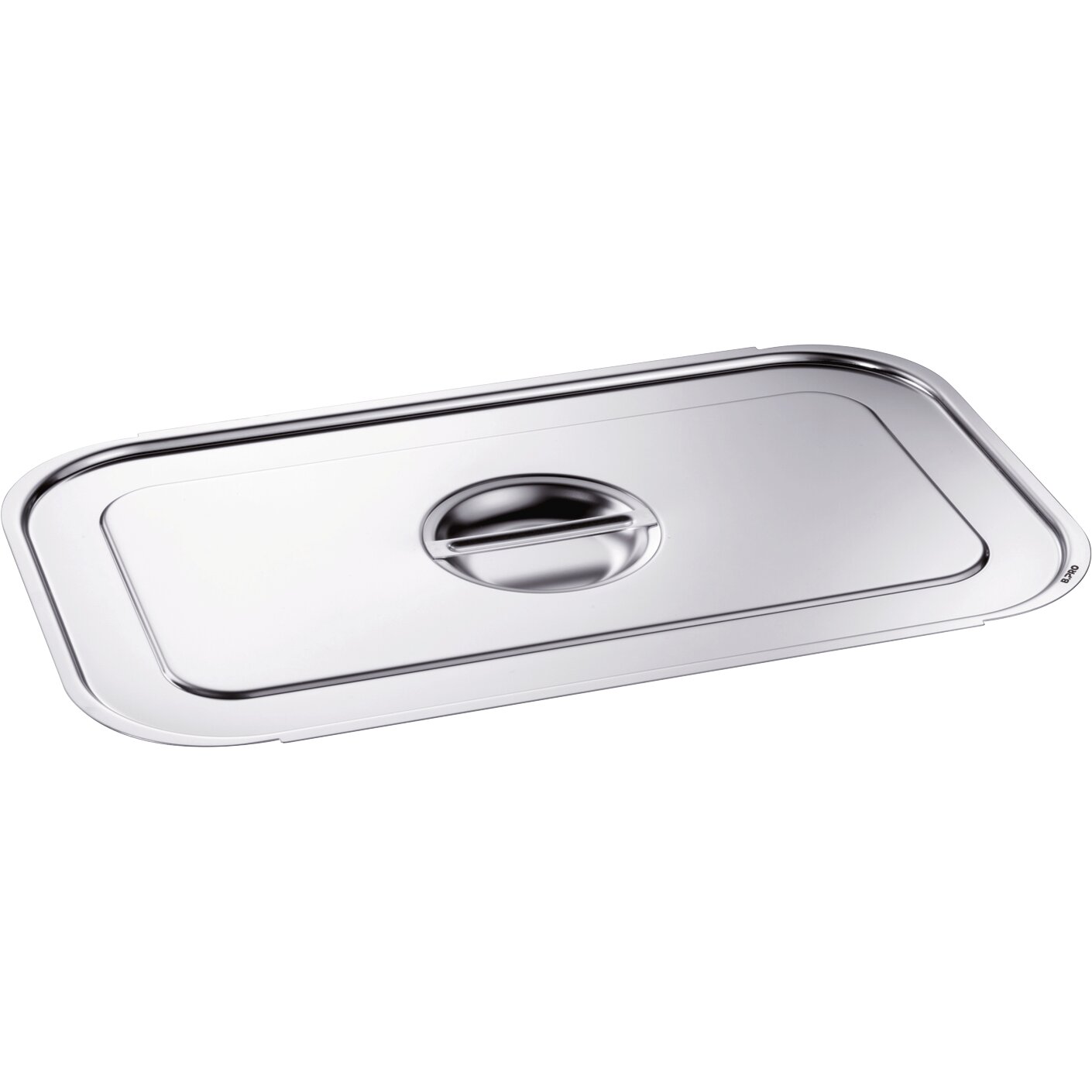 GN-Deckel GN 1/1 530 x 325 mm mit Griffmulde für Bügelgriffe