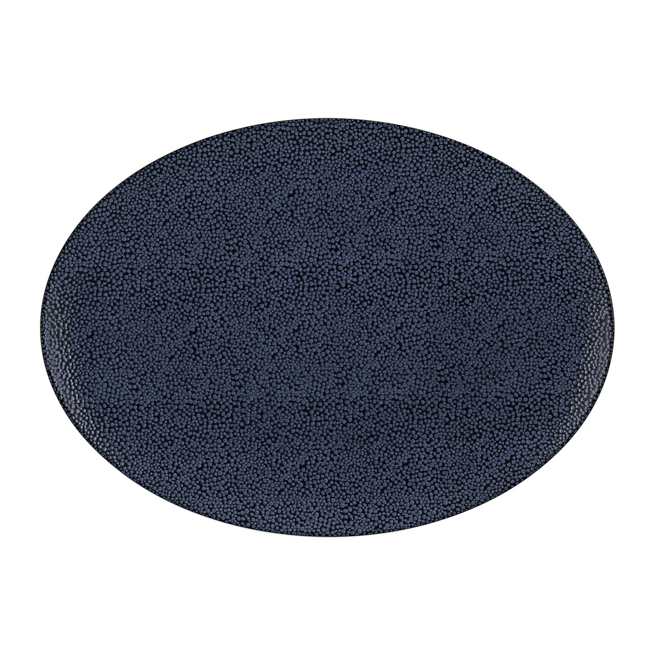 Pearls, Coupplatte oval 370 x 272 mm dark