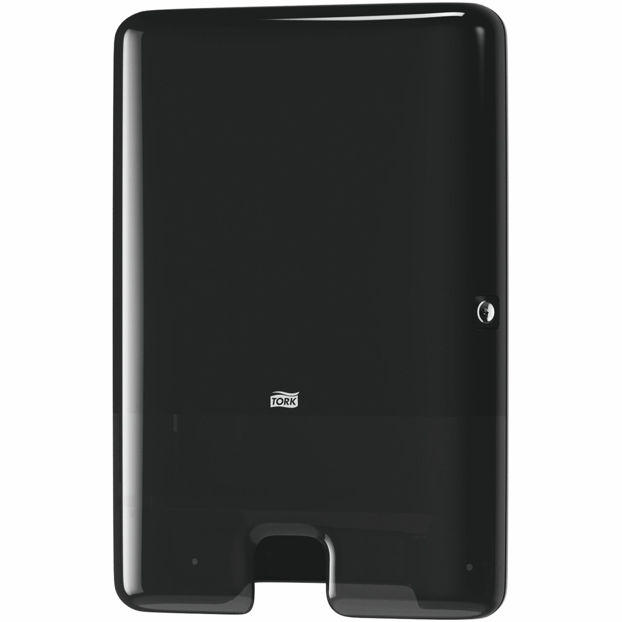 Spender für Multifold Handtücher 302 x 102 x 444 mm schwarz