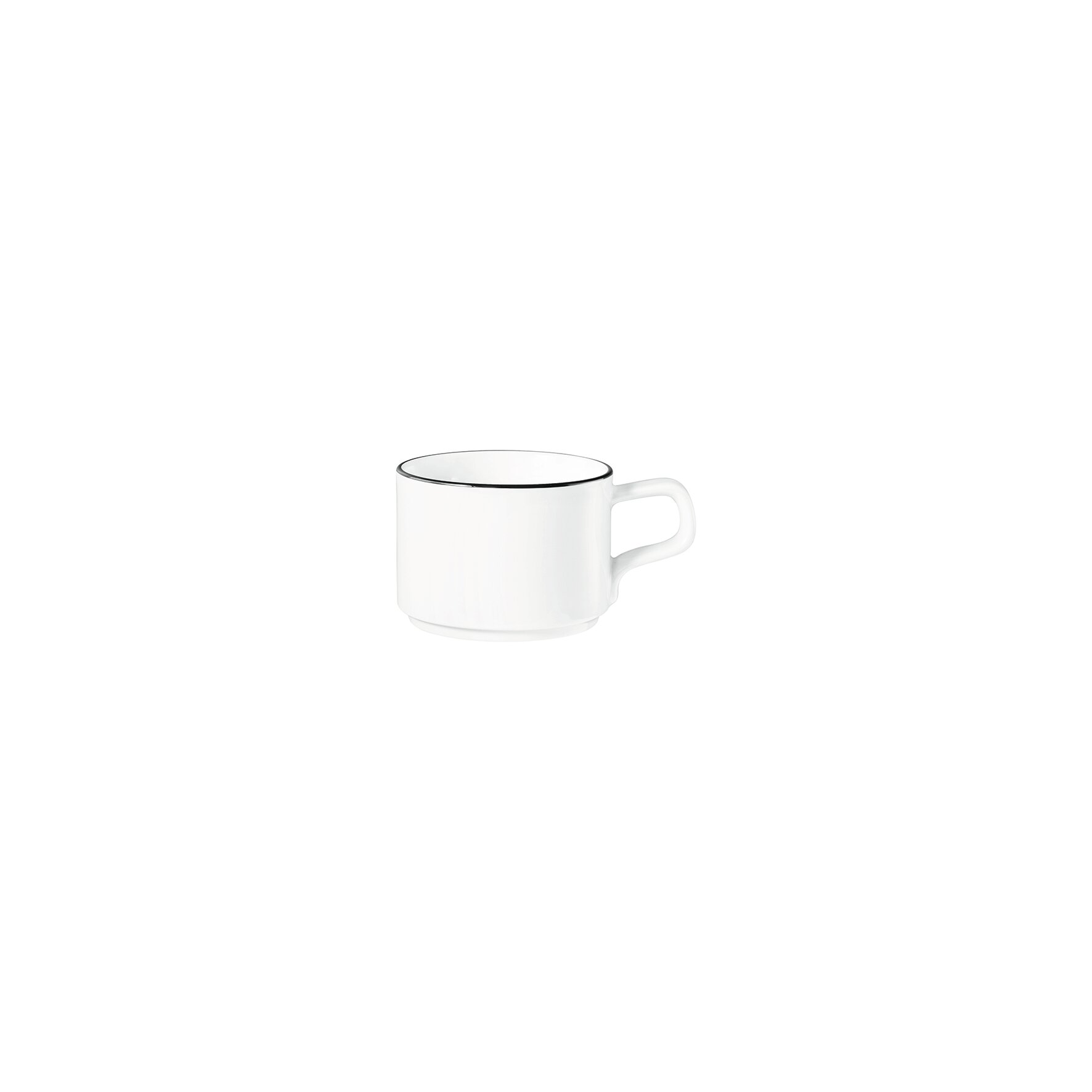 Good Mood Black Line, Kaffeetasse ø 78 mm / 0,19 l