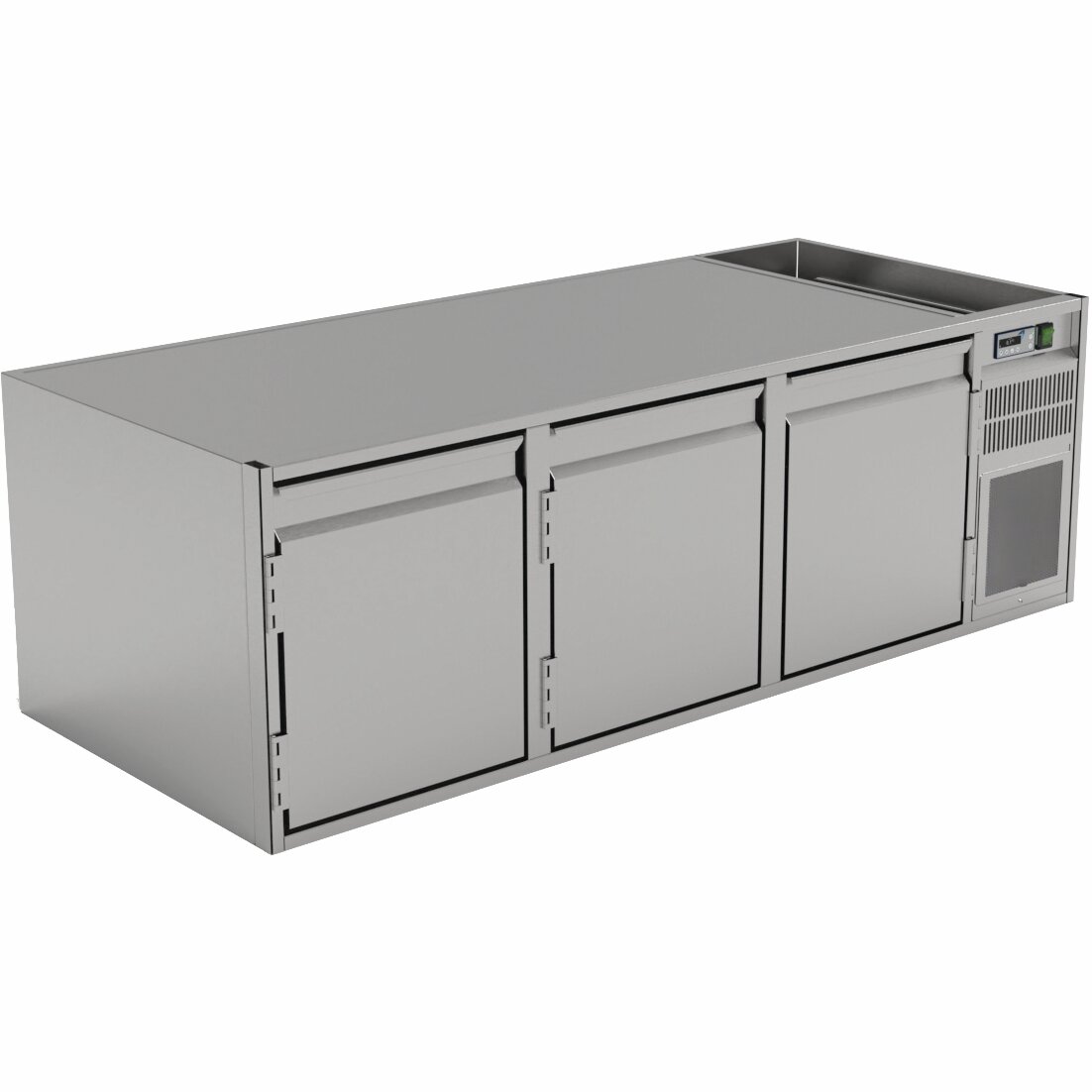 Kühltisch 3 Abteile UBE 3-46-3T MFR