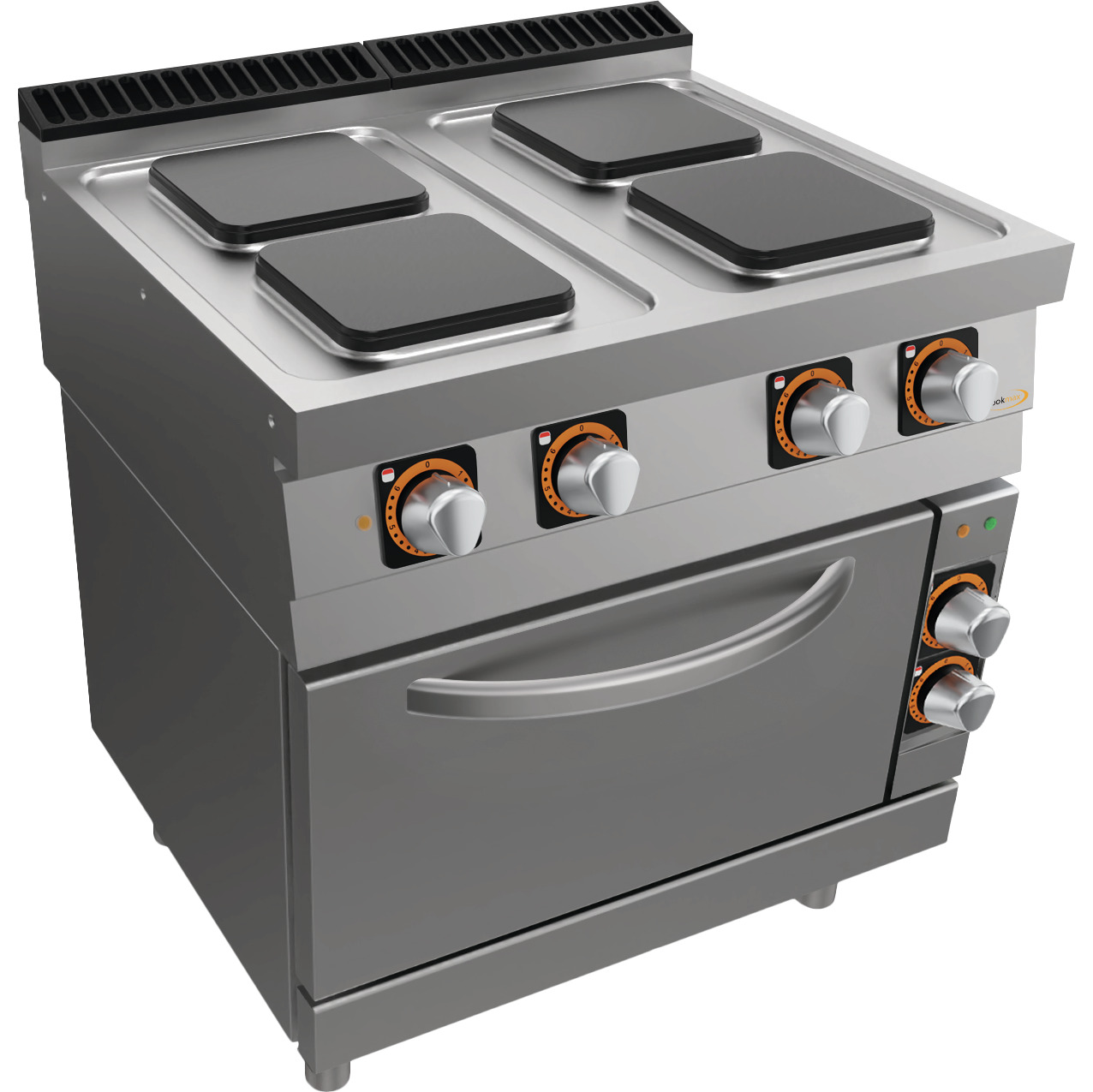 Elektro-Herd, 4 Platten, mit Elektro-Backofen