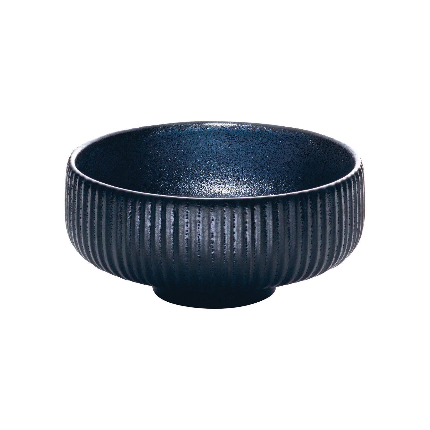 Nara, Bowl rund Relief ø 160 mm / 0,71 l schwarz