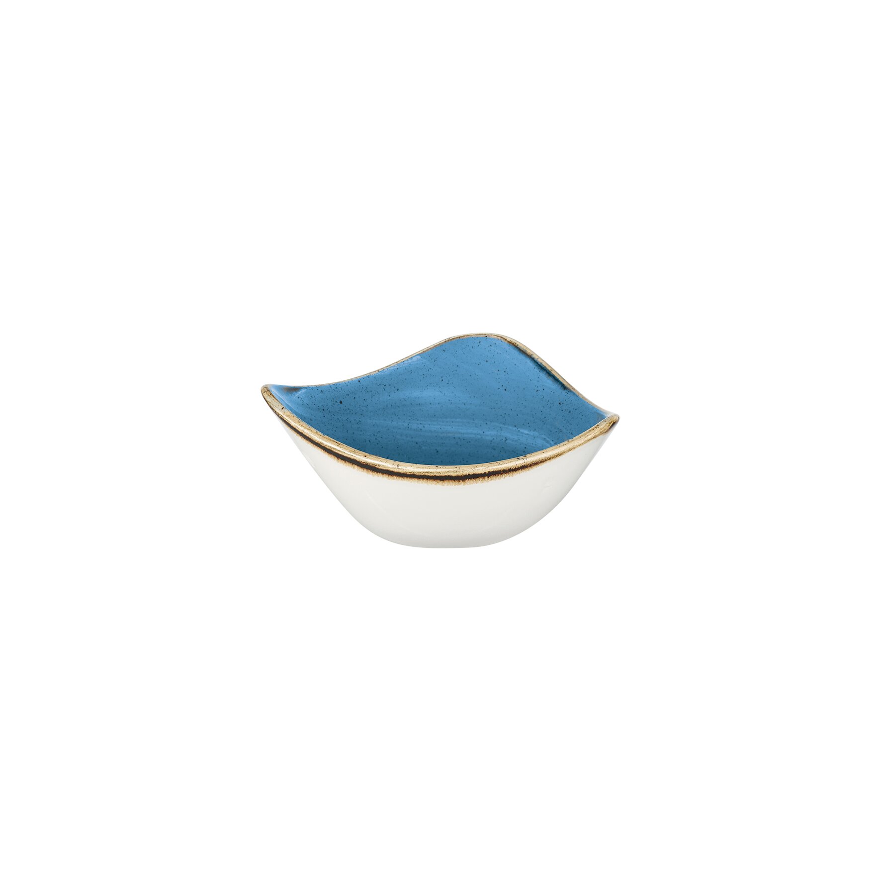 Stonecast, Bowl dreieckig 153 x 153 mm / 0,26 l Cornflower Blue