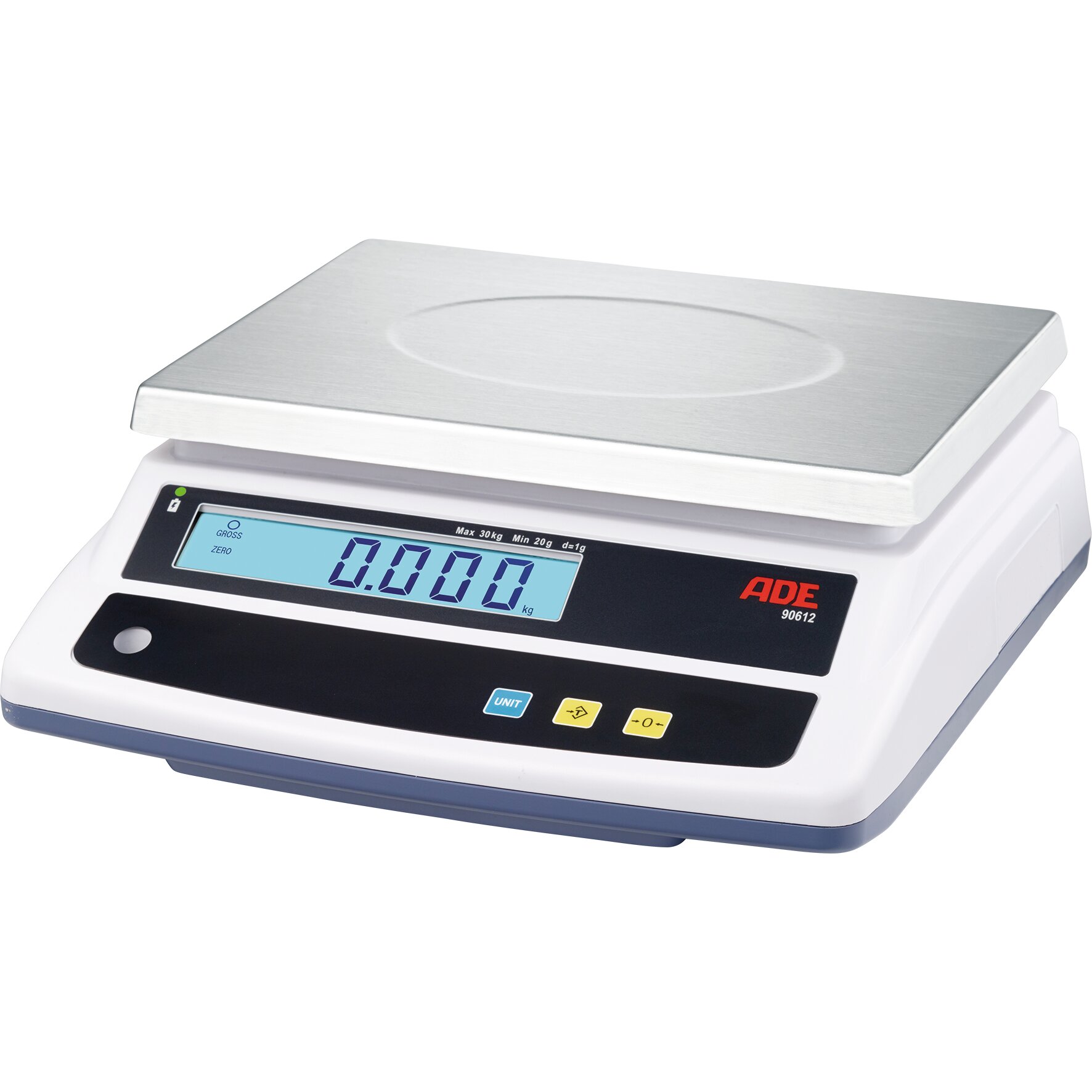 Portionswaage 30,00 kg / Ziffernschritt 1 g / Wiegefläche 295 x 220 mm
