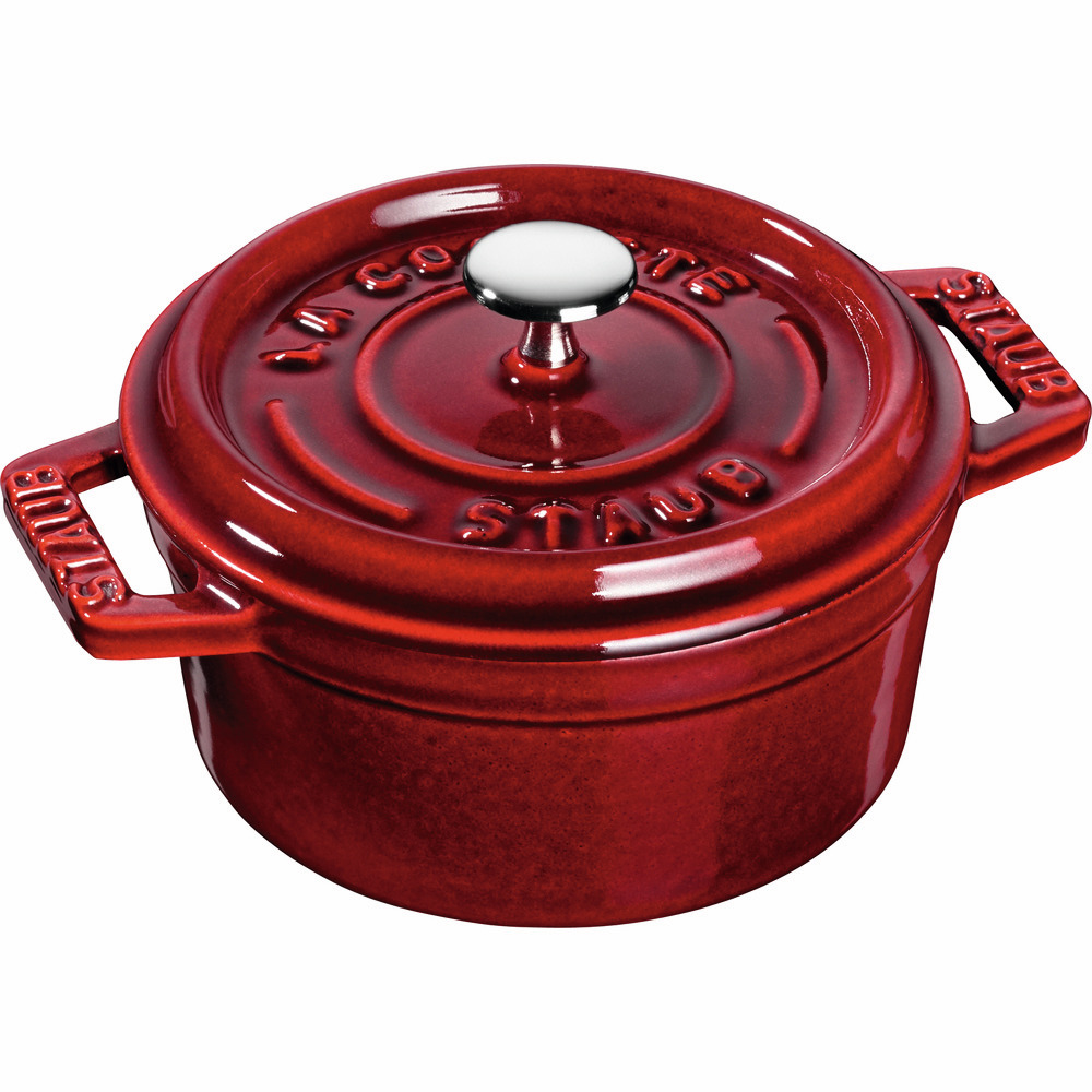 Mini-Cocotte ø 100 mm / 0,25 l Gusseisen grenadine