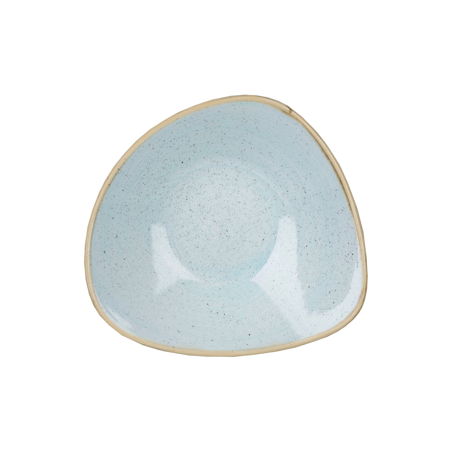 Stonecast, Bowl Lotus dreieckig ø 235 mm / 0,60 l Duck Egg Blue