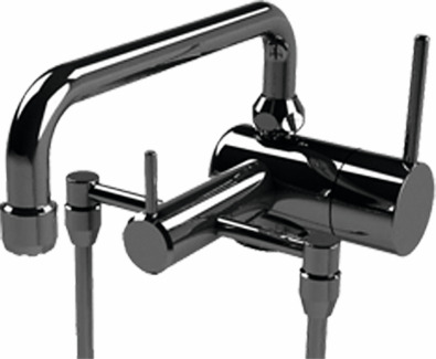 Thekenarmatur 1/2" Hebelmischer mit Niederdruck A 200 ganzchrom