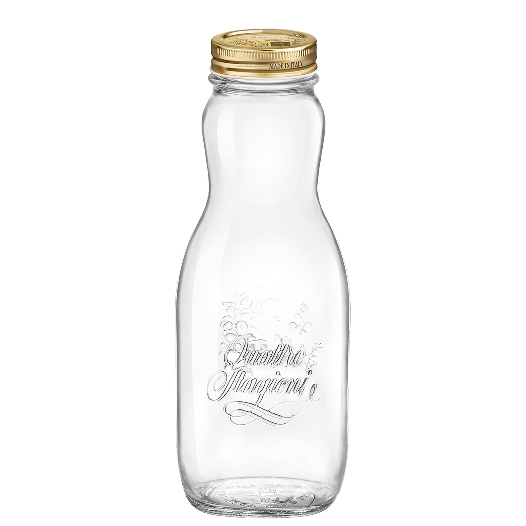Quattro Stagioni, Flasche Slim ø 101 mm / 1,00 l mit Metallschraubverschluss