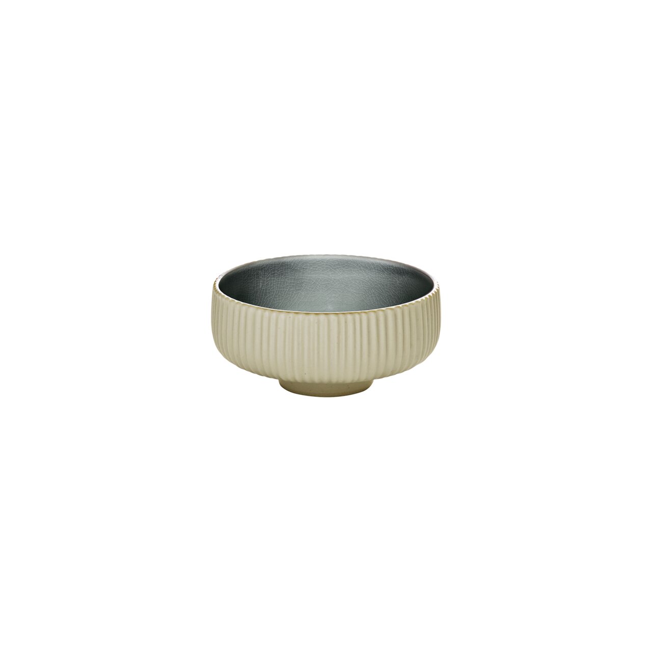 Nara, Dip-Schälchen rund Relief ø 80 mm / 0,12 l grau