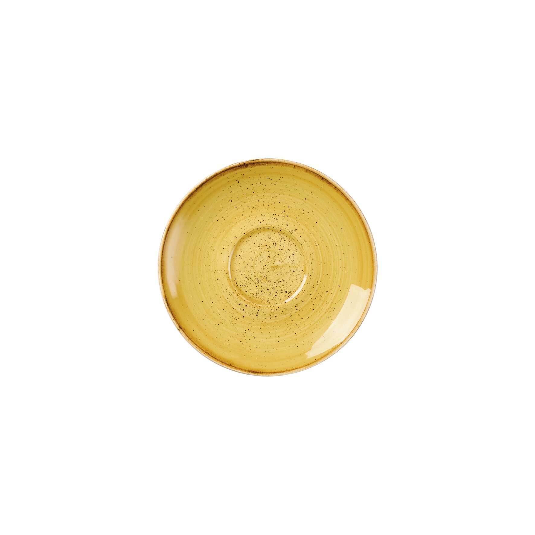 Stonecast, Cappuccino-Untertasse ø 156 mm Mustard Seed Yellow