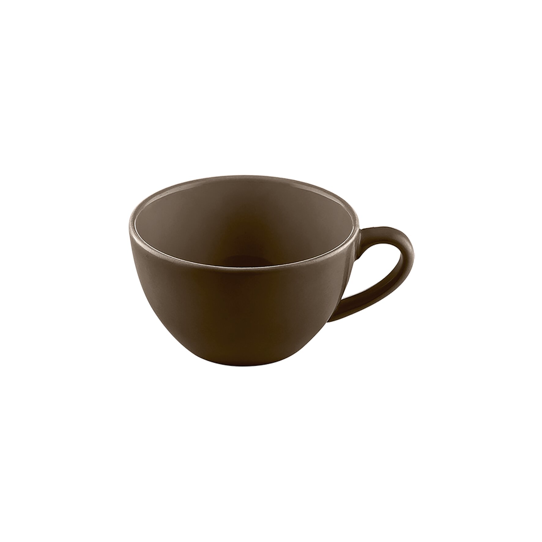 Sandstone, Tasse ø 90 mm / 0,19 l dark brown uni