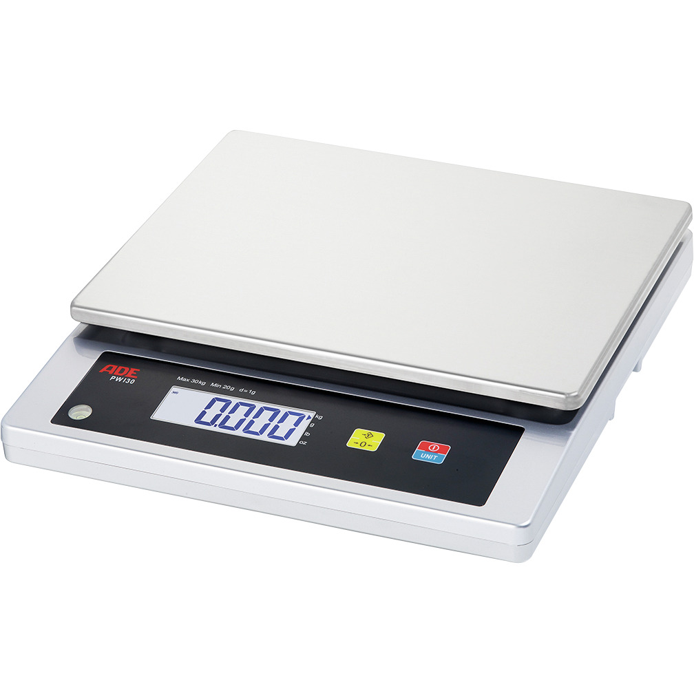 Portionswaage mit Induktionsladung 30,00 kg / Wiegefläche 328 x 258 mm