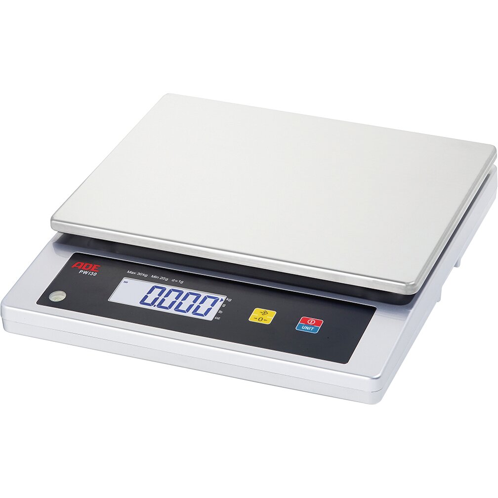 Portionswaage mit Induktionsladung 30,00 kg / Wiegefläche 328 x 258 mm