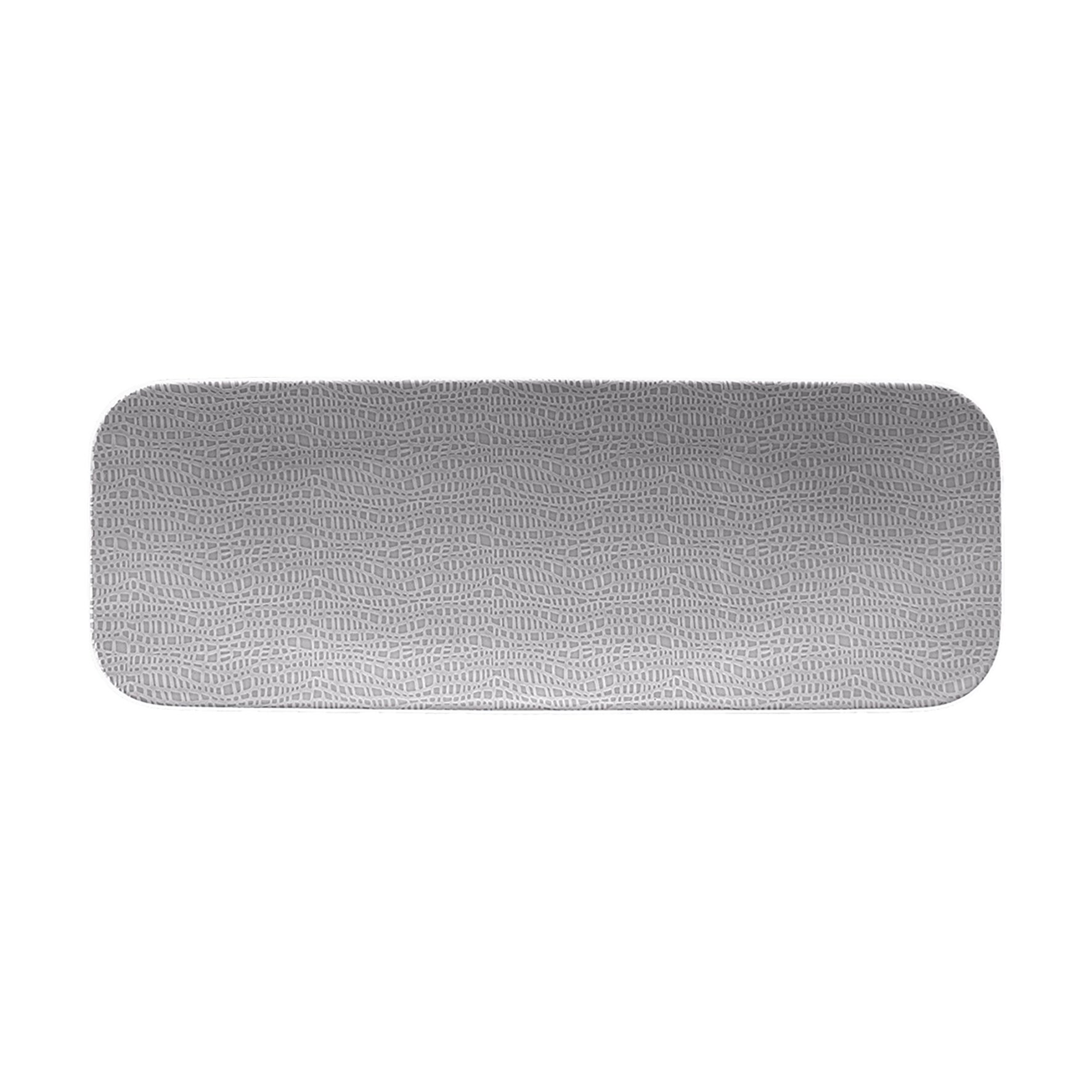 Fashion, Coupplatte rechteckig 385 x 142 mm grau