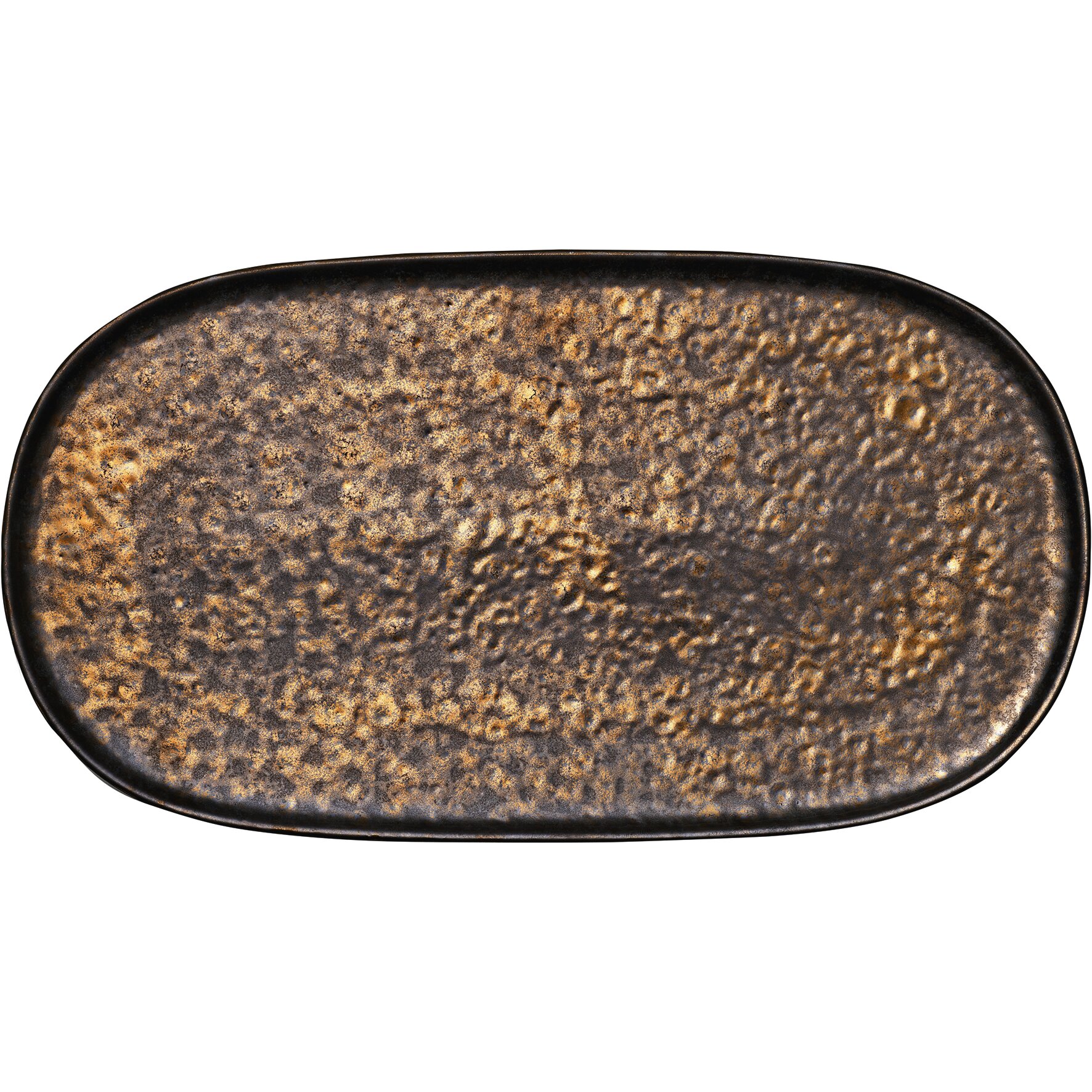 Nivo Metallic, Coupeplatte flach 340 x 190 mm metallic