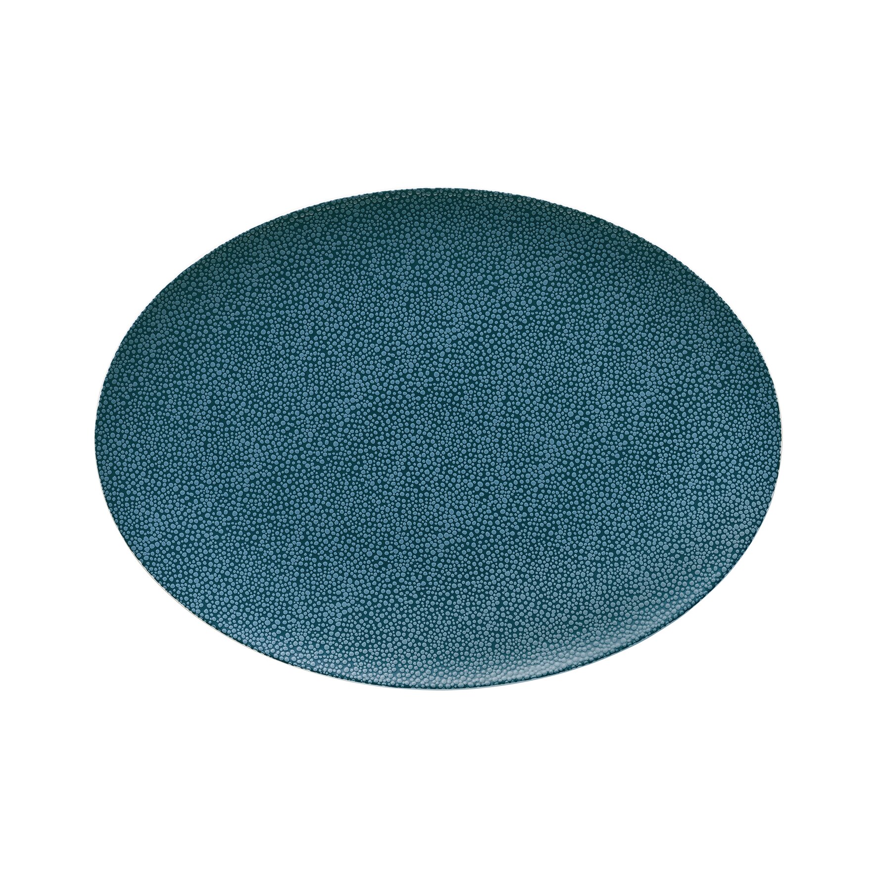 Pearls, Coupplatte oval 330 x 240 mm ocean