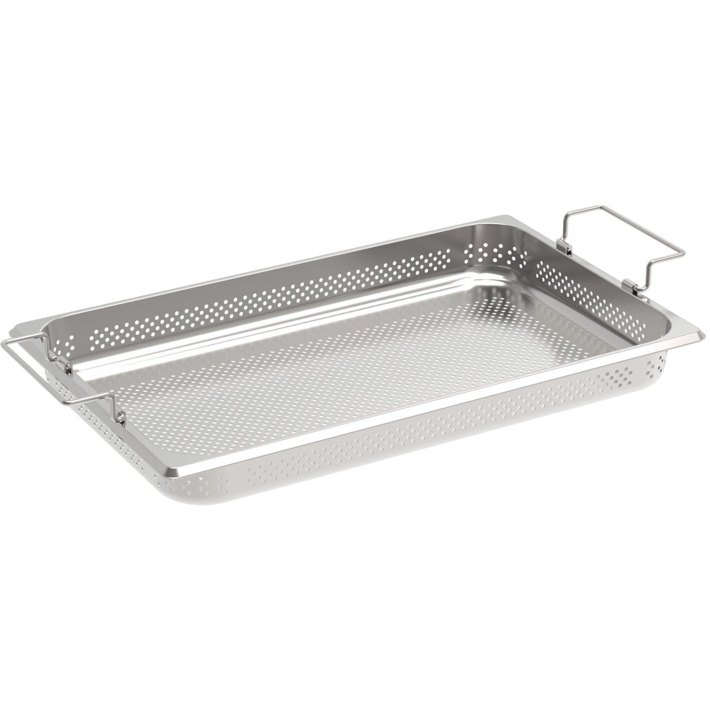 GN-Behälter GN 1/1 Typ 11054K / 325 x 530 x 55 mm gelocht + Stapelgriff