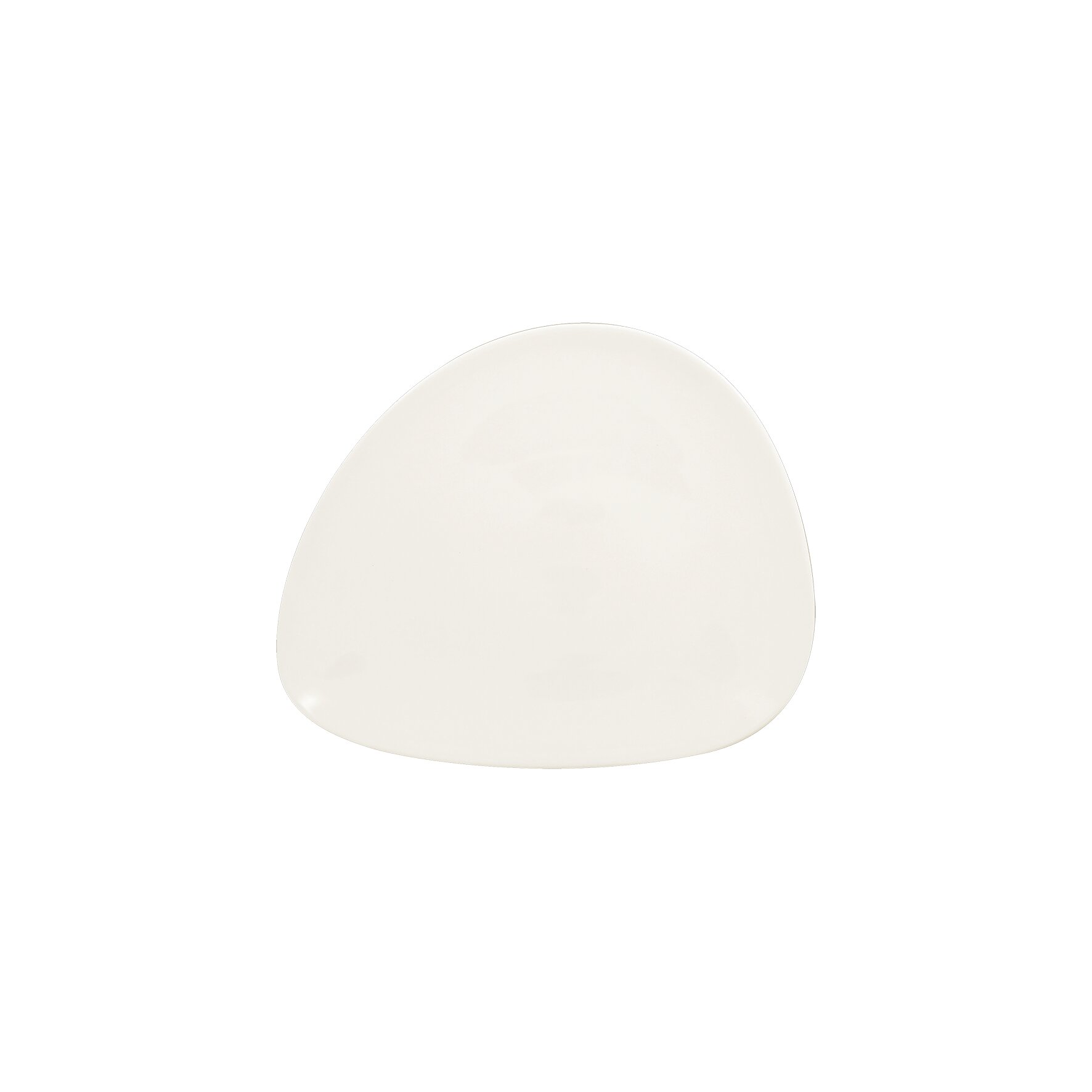 Suggestions Shaped, Teller flach shaped 222 x 181 mm plain-white