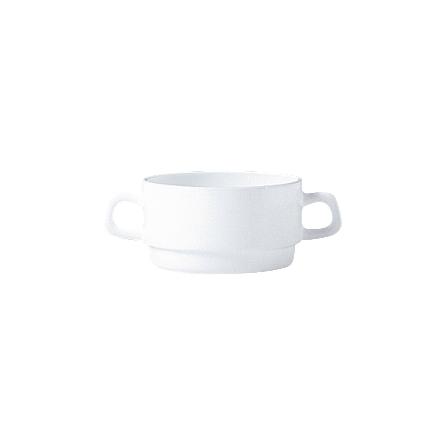 Restaurant White, Suppentasse mit 2 Henkel stapelbar ø 105 mm / 0,32 l