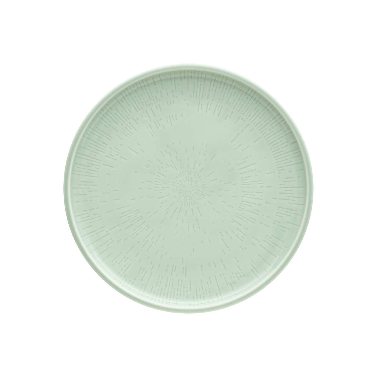 Shiro Glaze Frost, Coupteller flach ø 240 mm mit Struktur