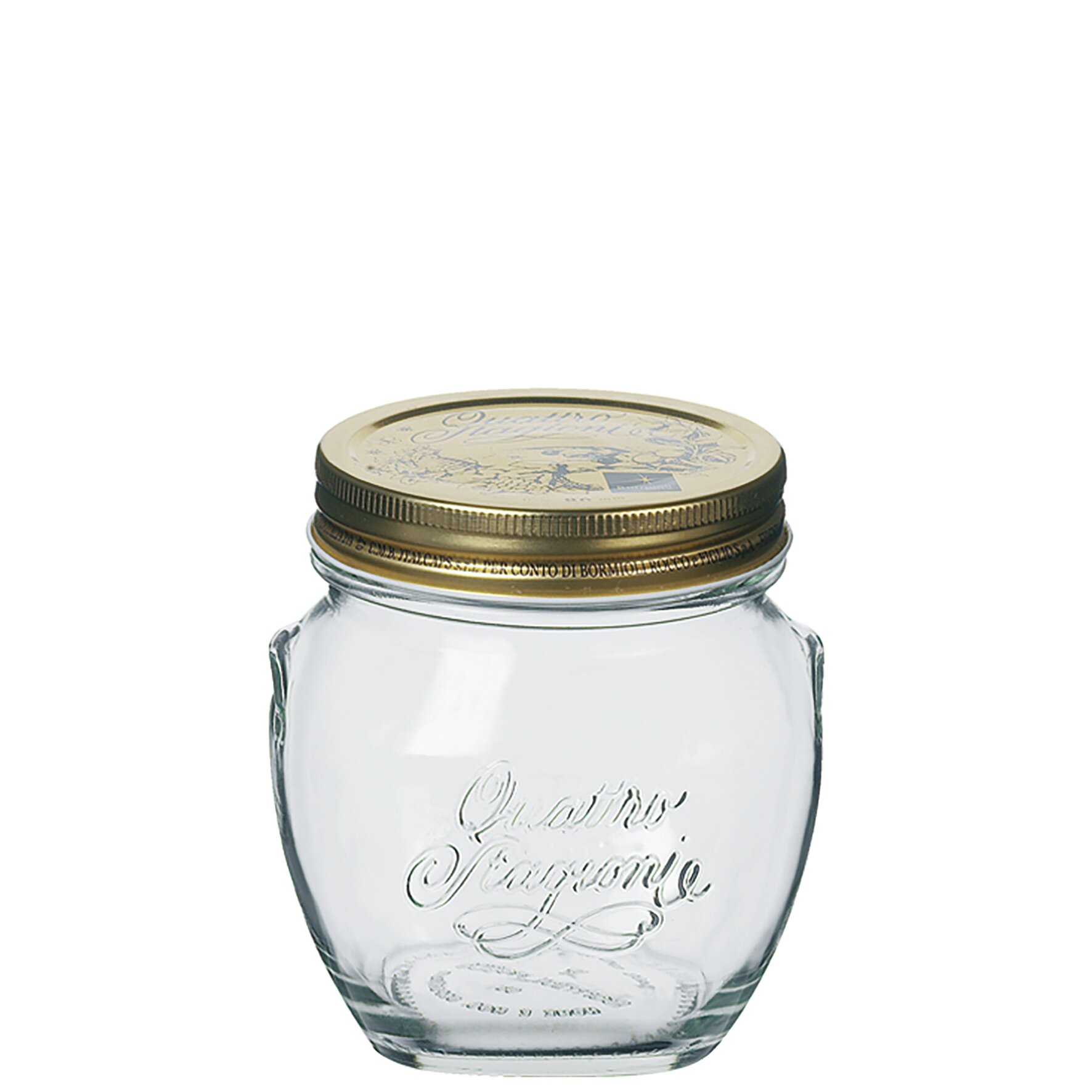 Quattro Stagioni, Konfitürenglas ø 103 mm / 0,50 l mit Metallschraubverschluss