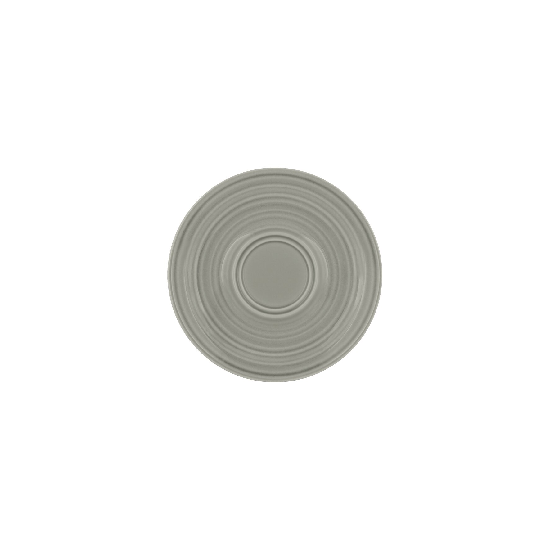Country House, Untertasse ø 166 mm mit Doppelspiegel Struktur gray