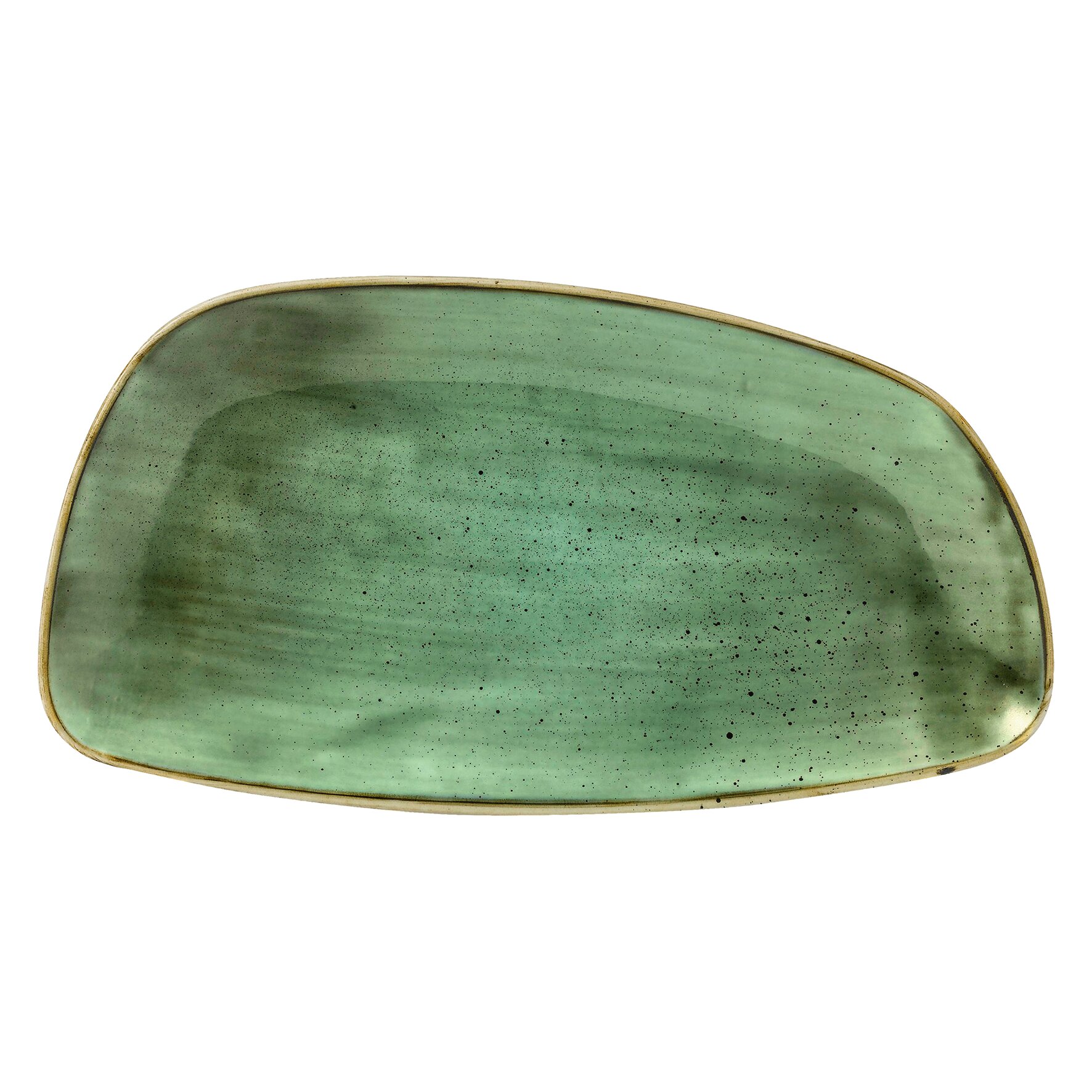 Stonecast, Teller Chefs Geo 350 x 185 mm Samphire Green
