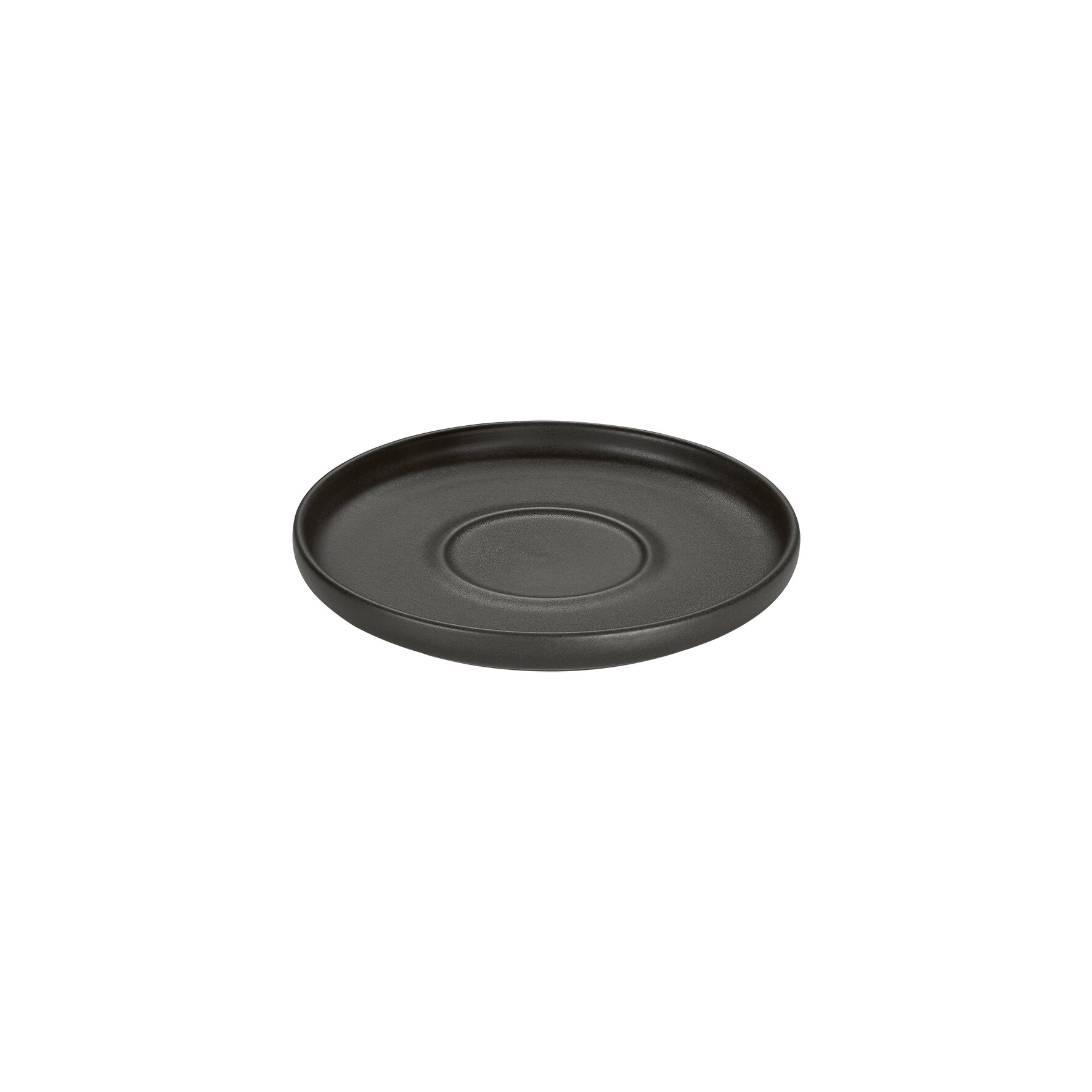Elements, Untertasse rund ø 143 mm schwarz