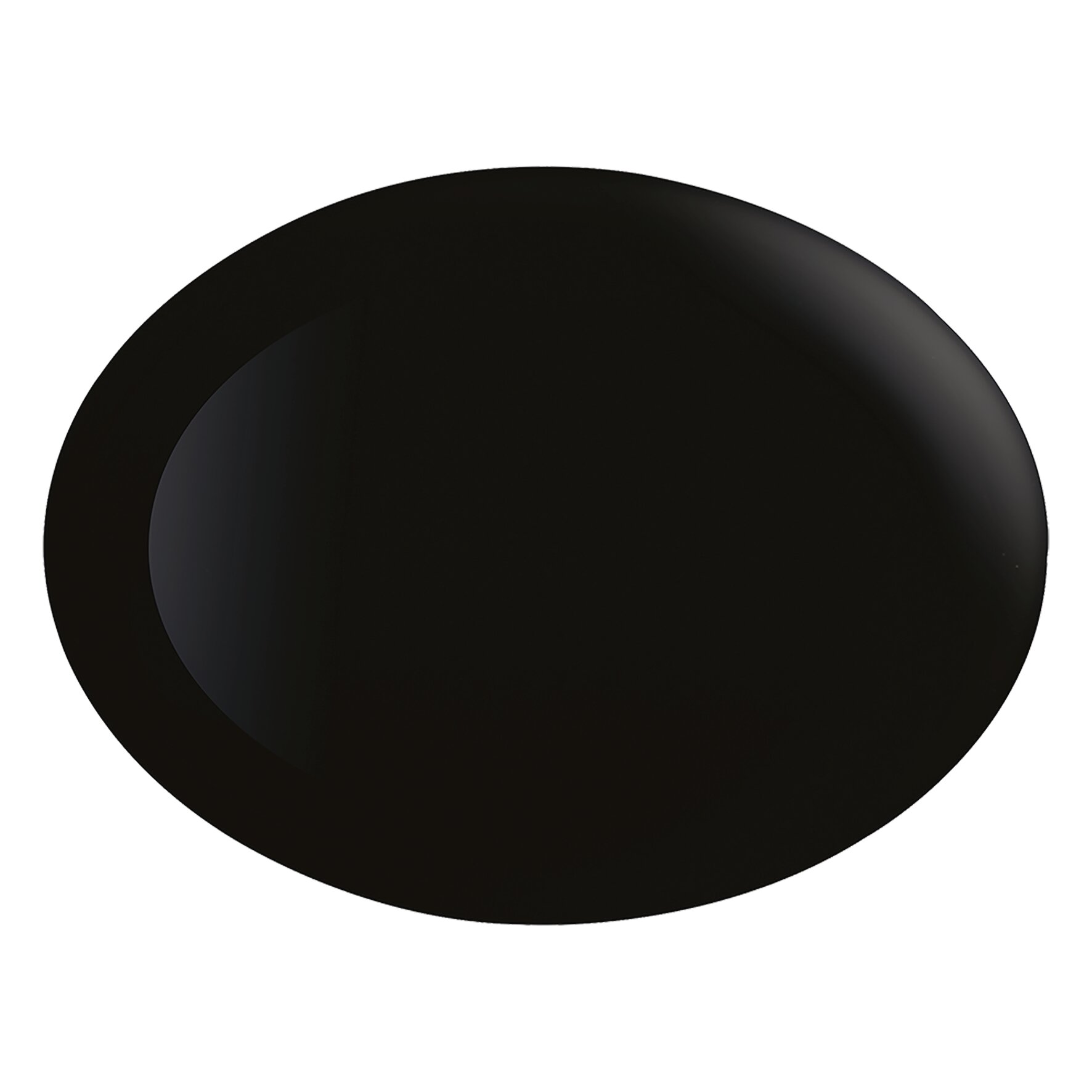 Diwali, Platte oval 329 x 247 mm / 2,50 l schwarz