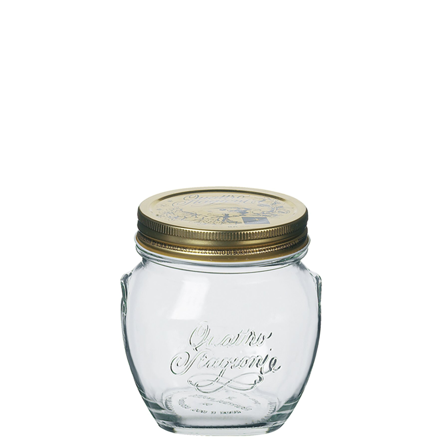 Quattro Stagioni, Konfitürenglas ø 87 mm / 0,30 l mit Metallschraubverschluss