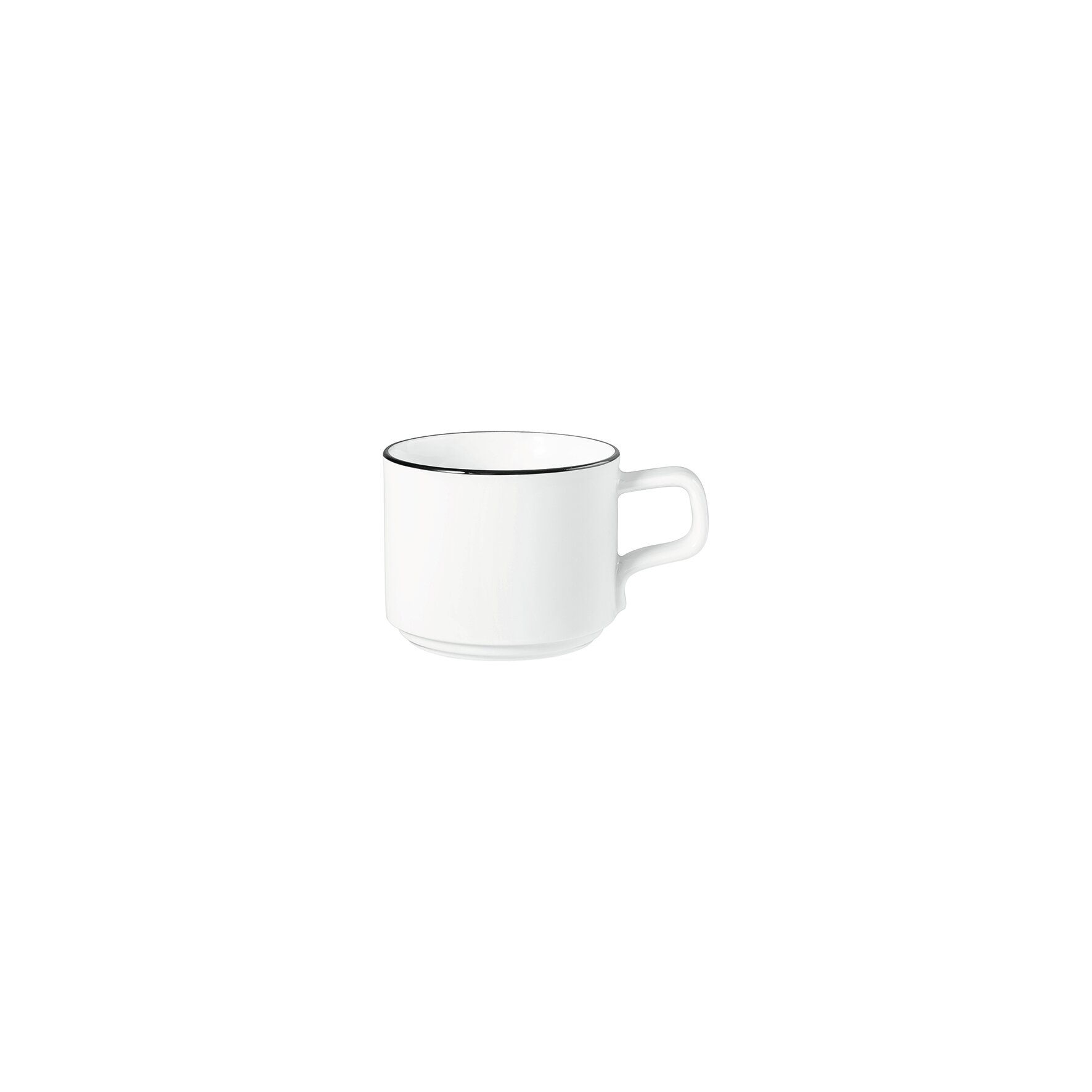 Good Mood Black Line, Cappuccinotasse ø 84 mm / 0,26 l