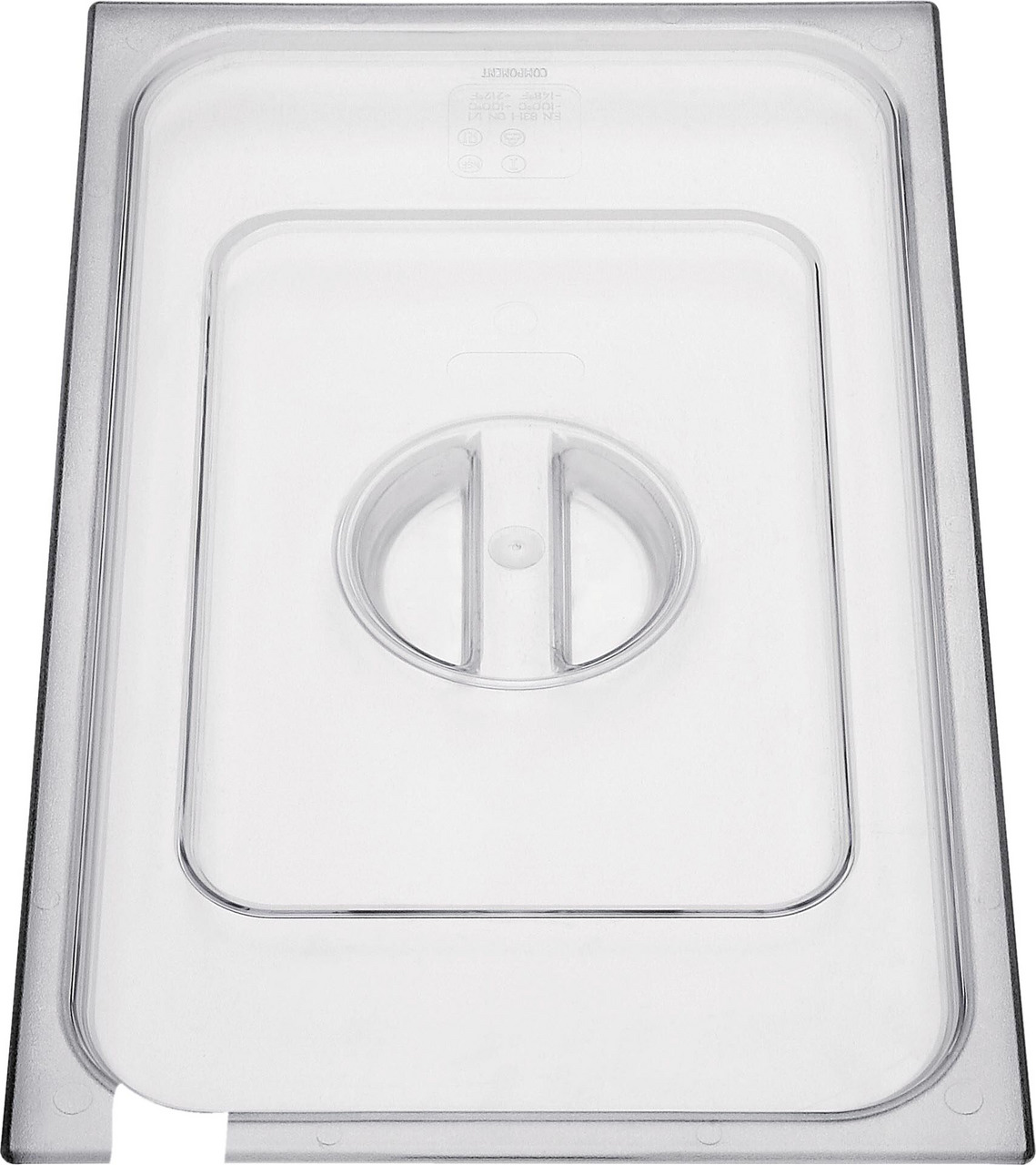 GN-Deckel mit Löffelausschnitt Polycarbonat für 1/6