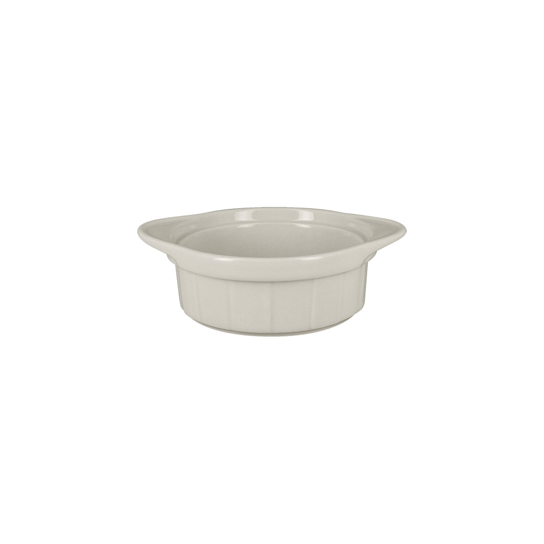 Chef's Fusion, Auflaufform gerillt ø 110 mm / 0,24 l sand