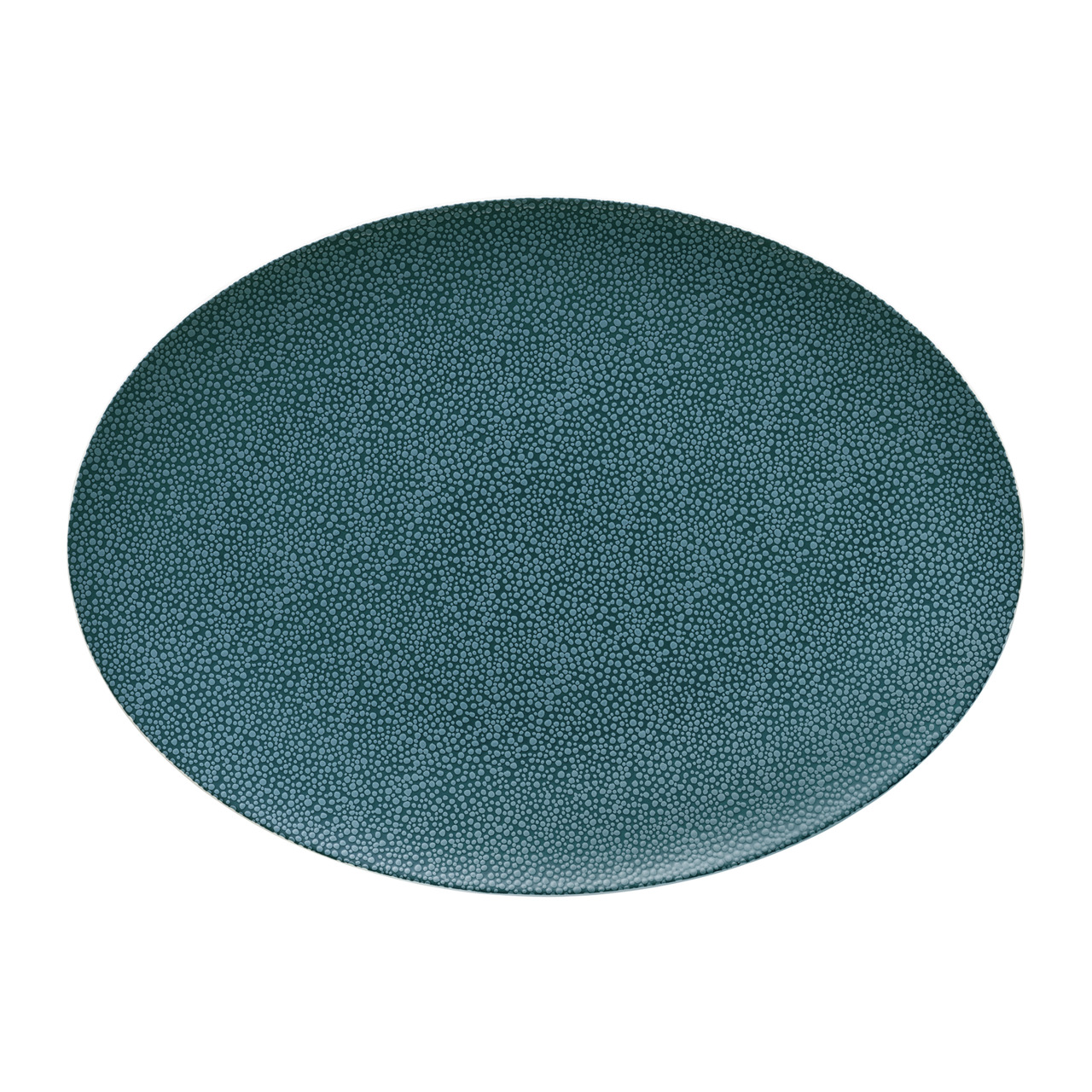 Pearls, Coupplatte oval 370 x 272 mm ocean