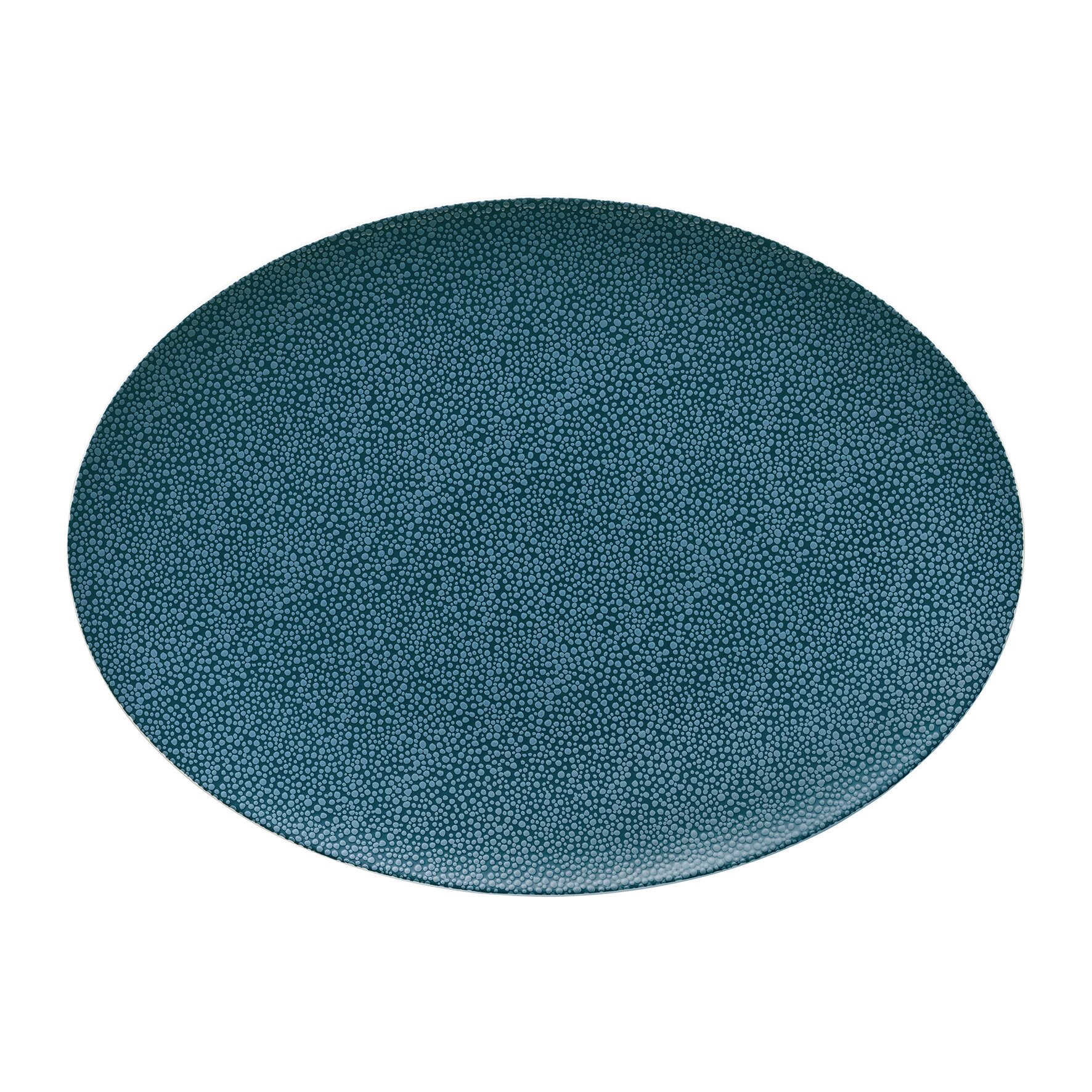 Pearls, Coupplatte oval 370 x 272 mm ocean