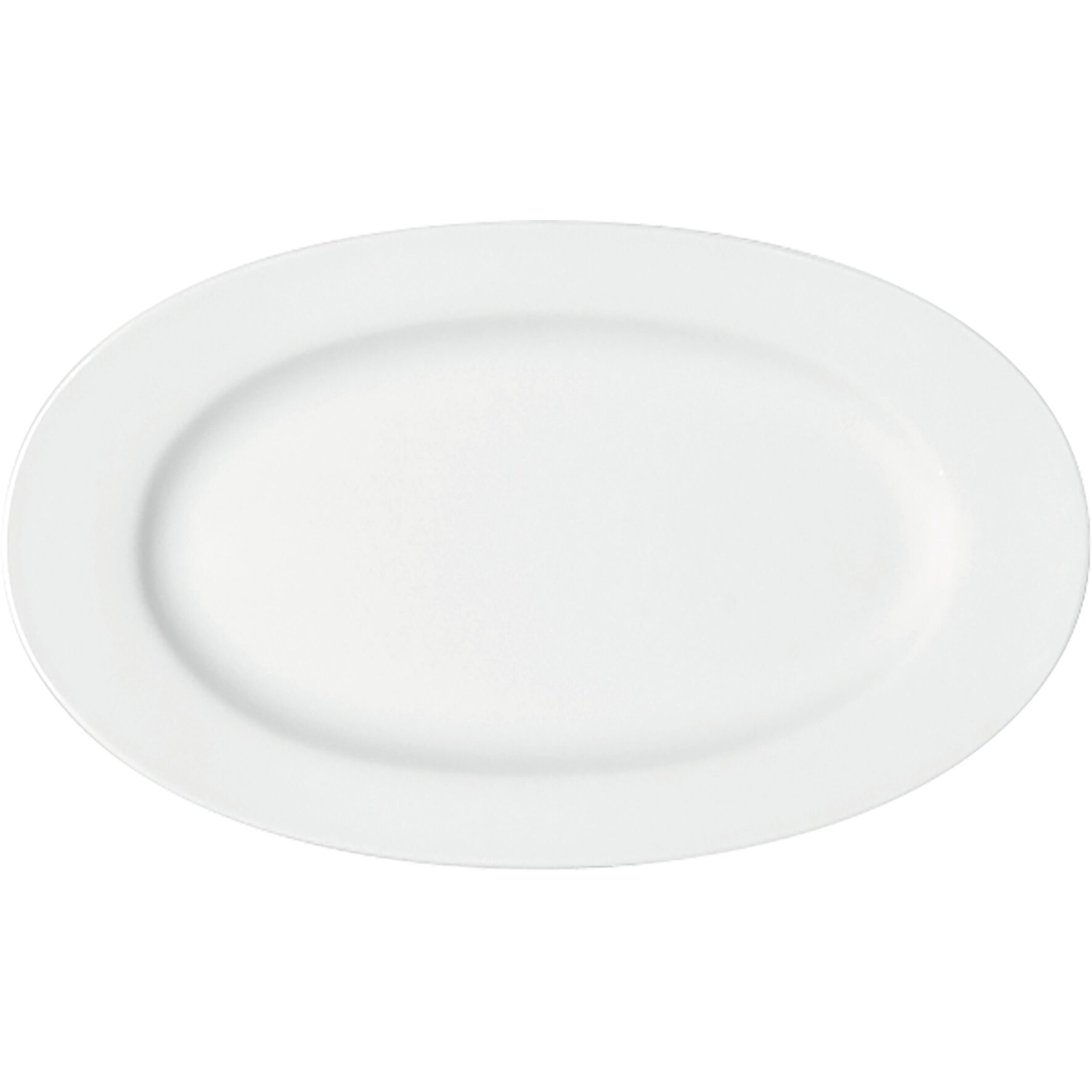 Maitre, Platte oval mit Fahne 384 x 216 mm