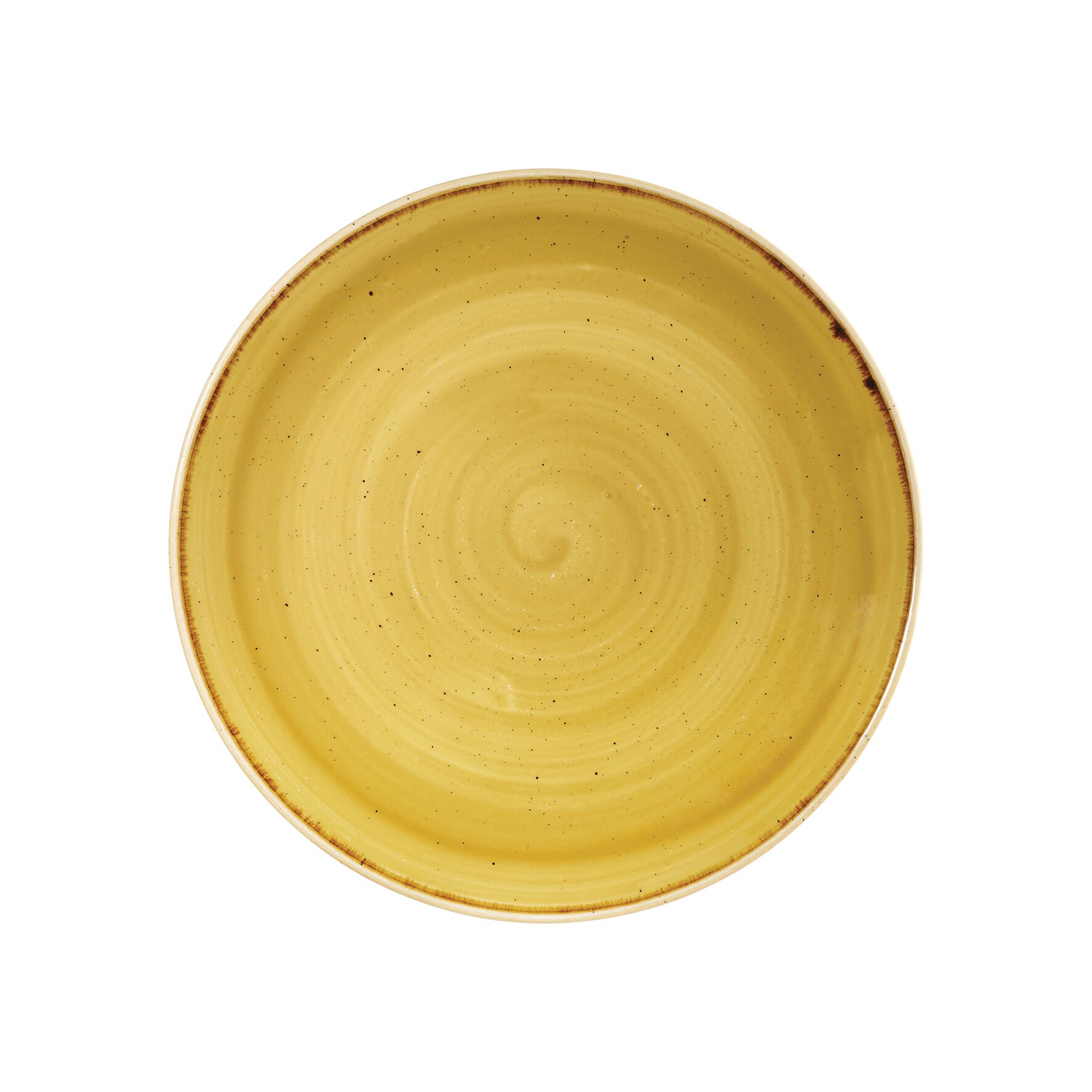 Stonecast, Coupeteller Evolve ø 260 mm Mustard Seed Yellow