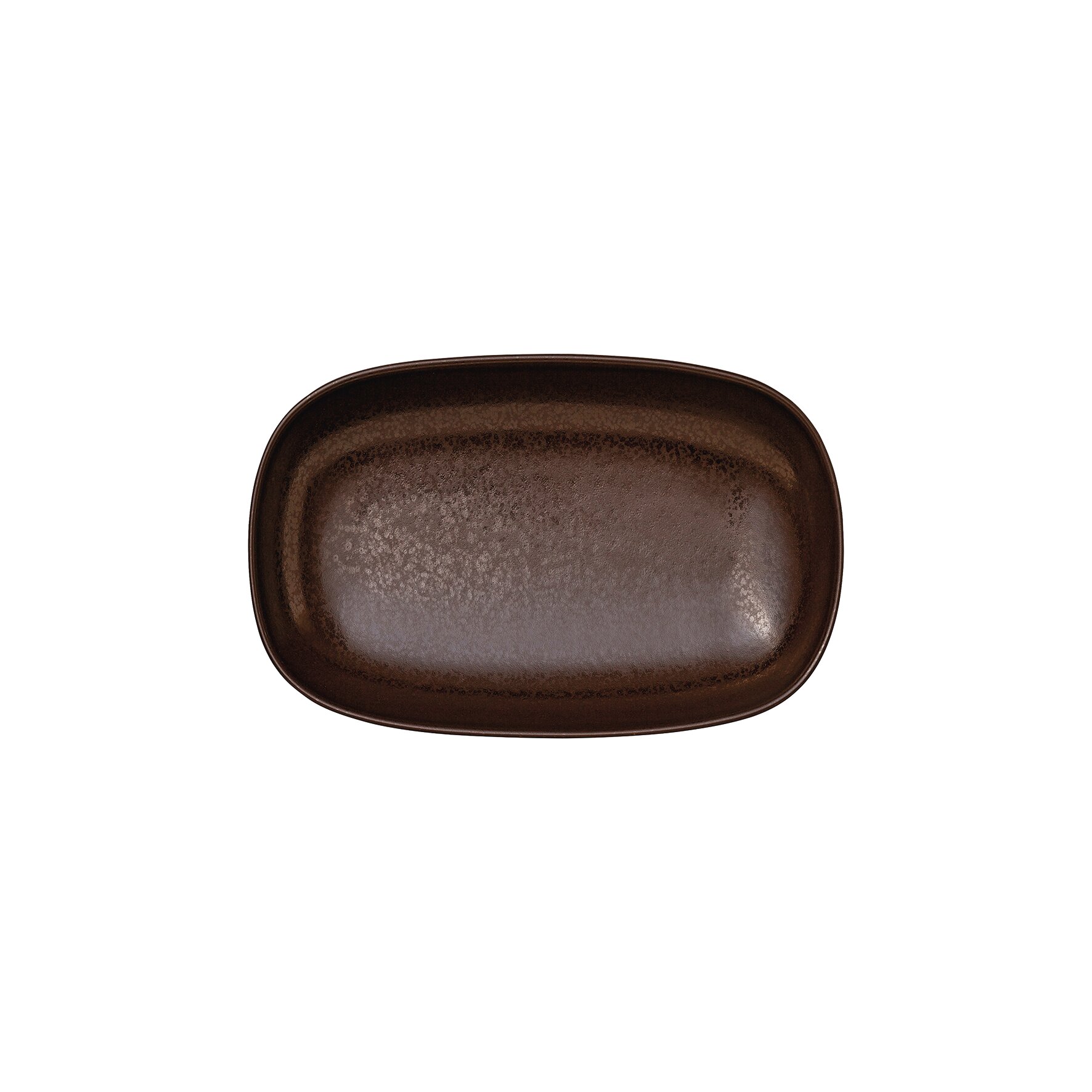 Nivo Mokka, Coupe-Platte tief 170 x 110 mm braun 