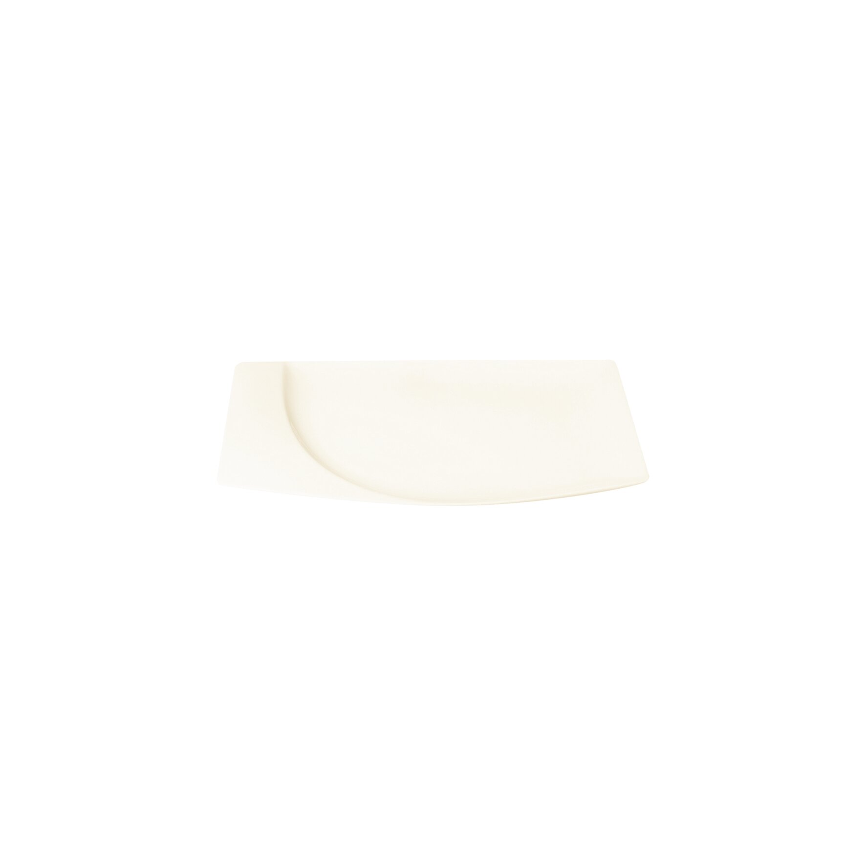 Mazza, Teller flach quadratisch 259 x 232 mm creme