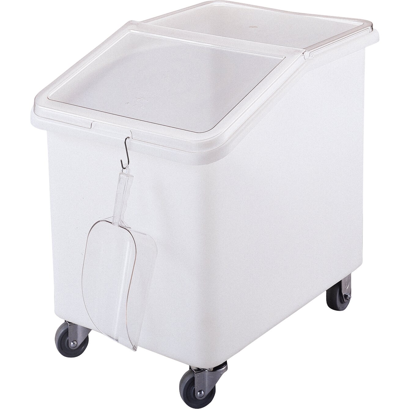 Allzweckwagen mit Schiebedeckel 140,00 l / 750 x 550 x 710 mm weiß