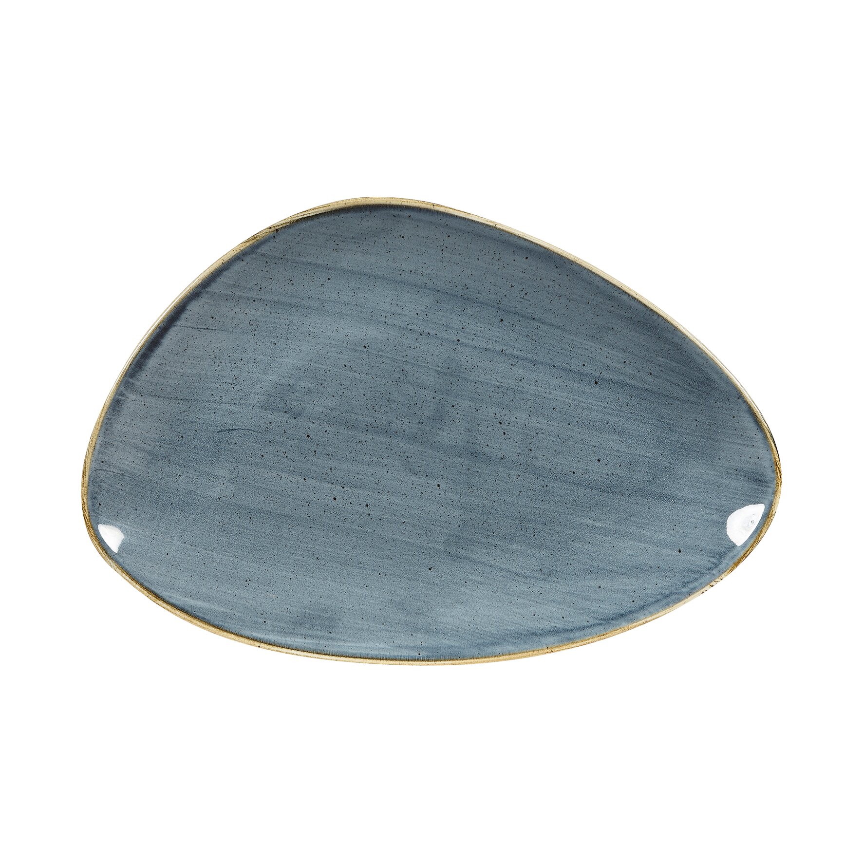 Stonecast, Teller Chefs dreieckig 305 x 205 mm Blueberry