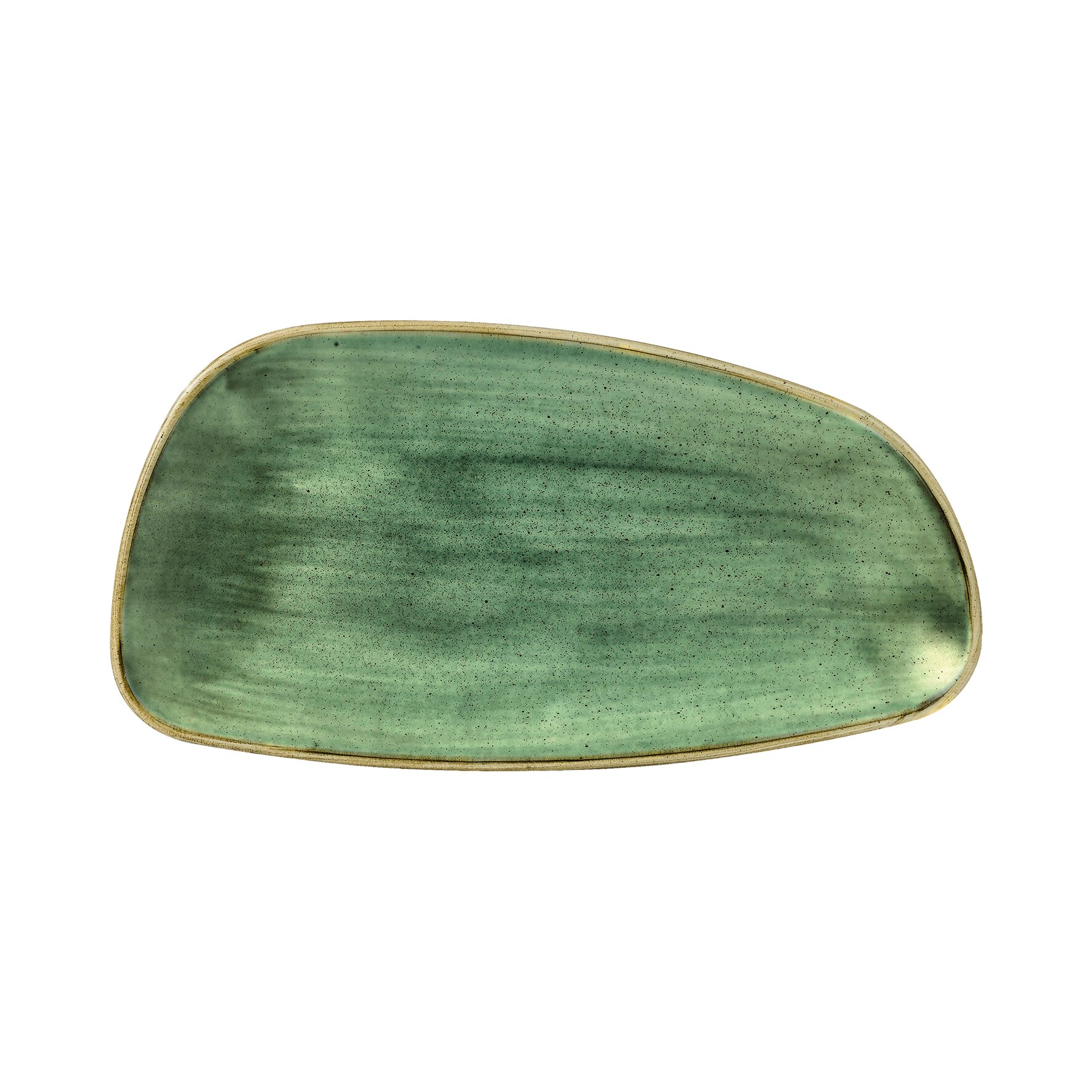 Stonecast, Teller Chefs Geo 300 x 155 mm Samphire Samphire Green