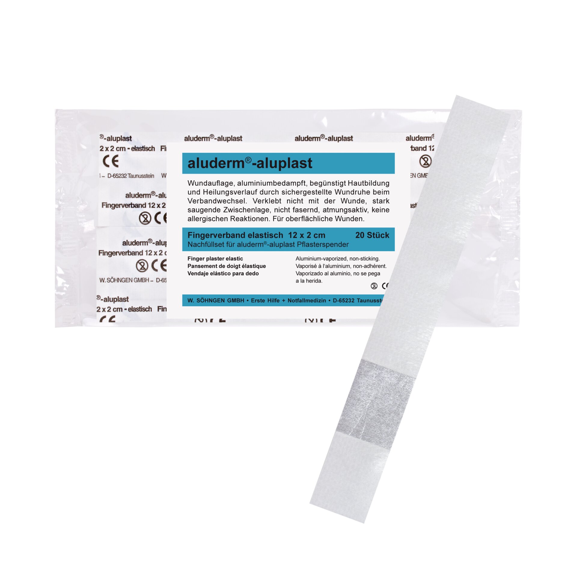 Nachfüllset aluderm Fingerverband 20 Stück